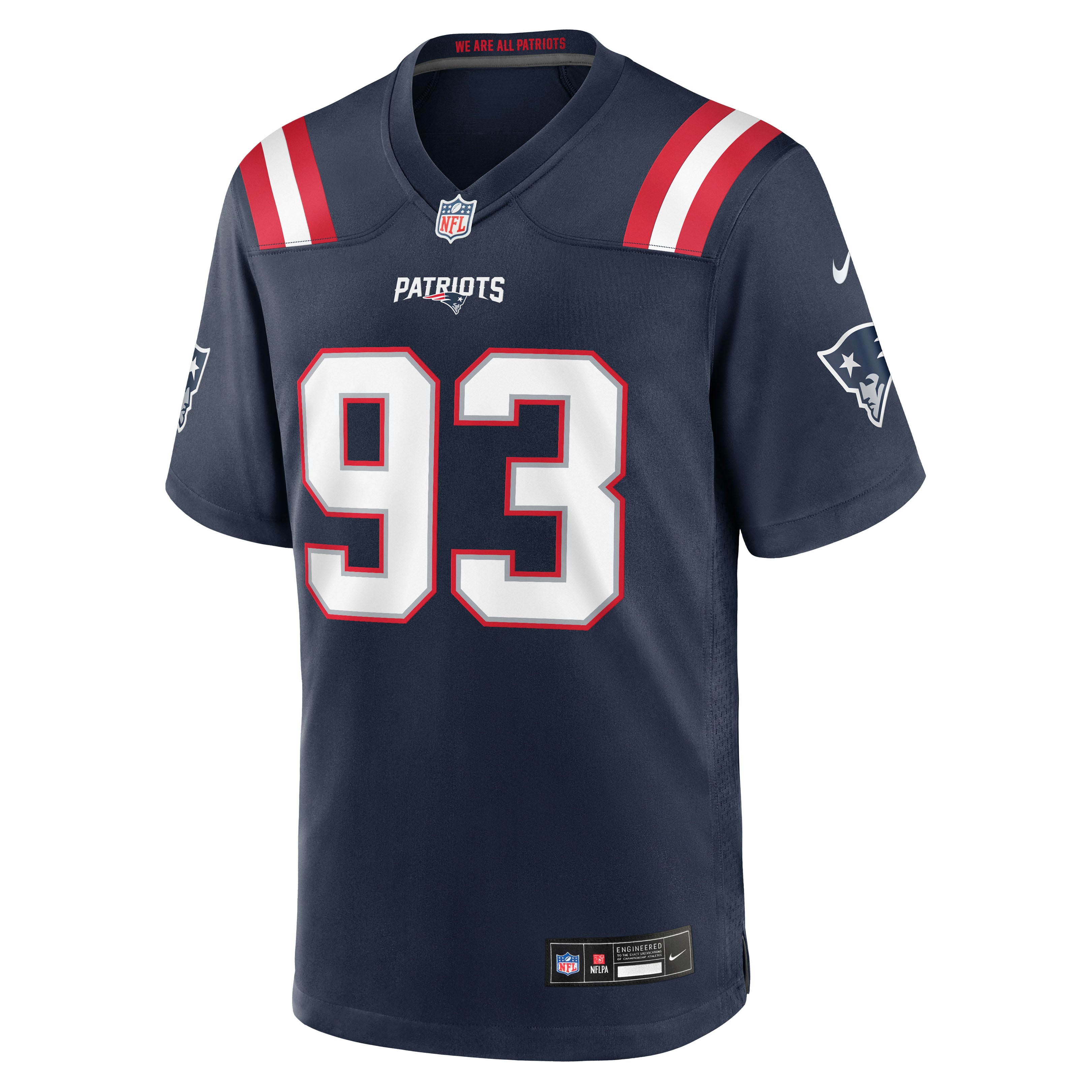 Leonard Taylor New England Patriots Game Jersey Navy NFL Football Fan Wear