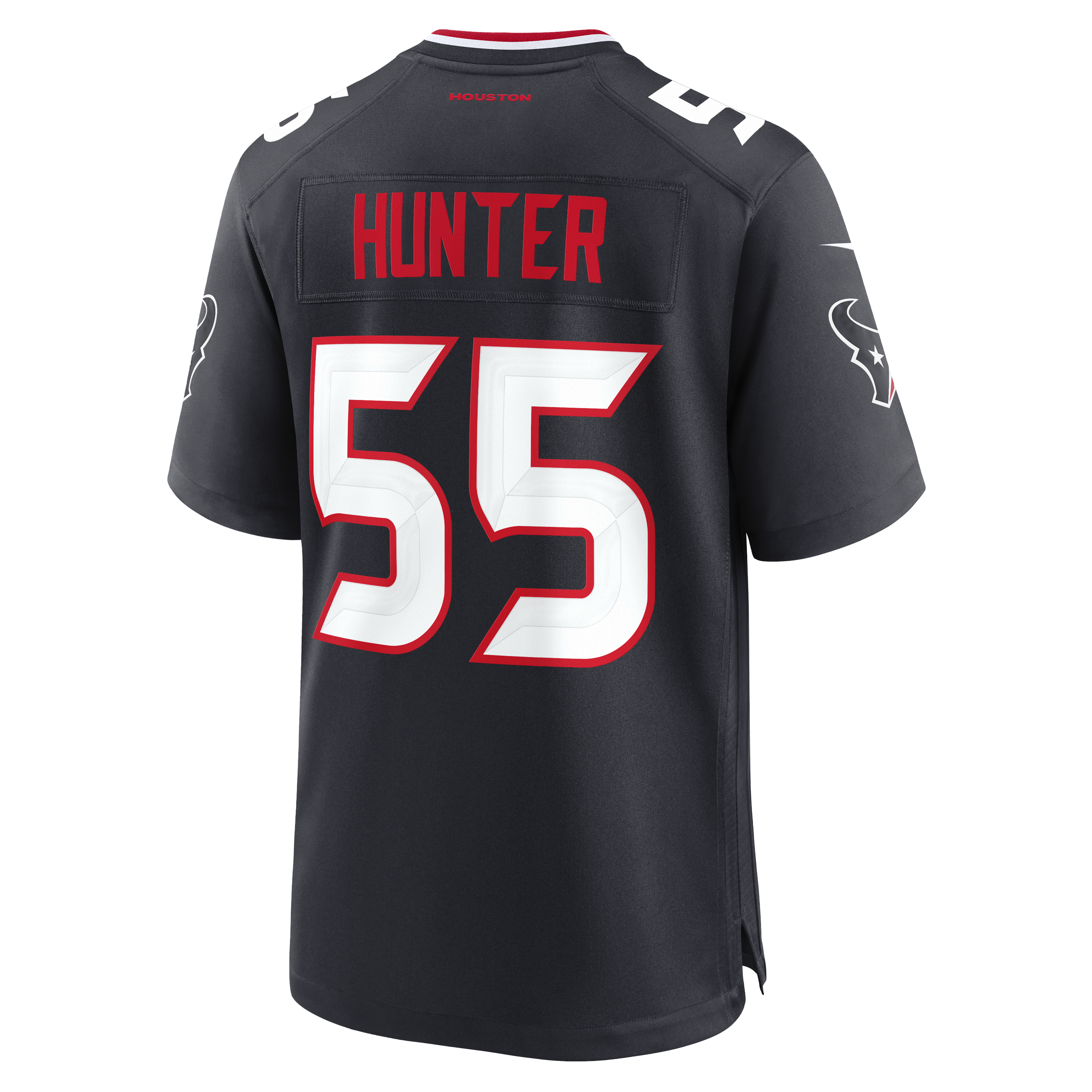 Danielle Hunter Houston Texans Game Jersey Navy NFL Football Fan Wear Danielle Hunter