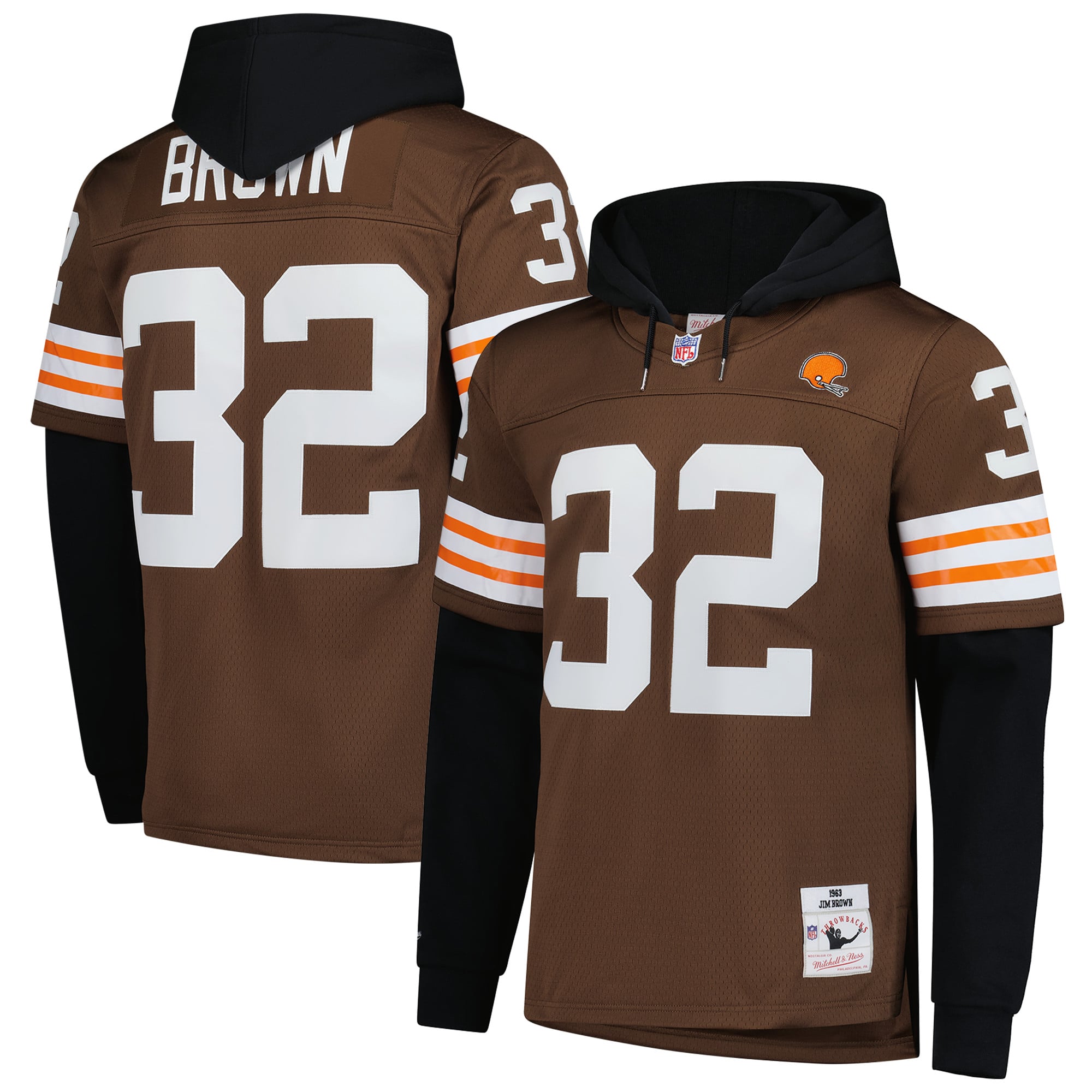 Jim Cleveland Browns Replica Jersey Brown NFL Football Fan Wear