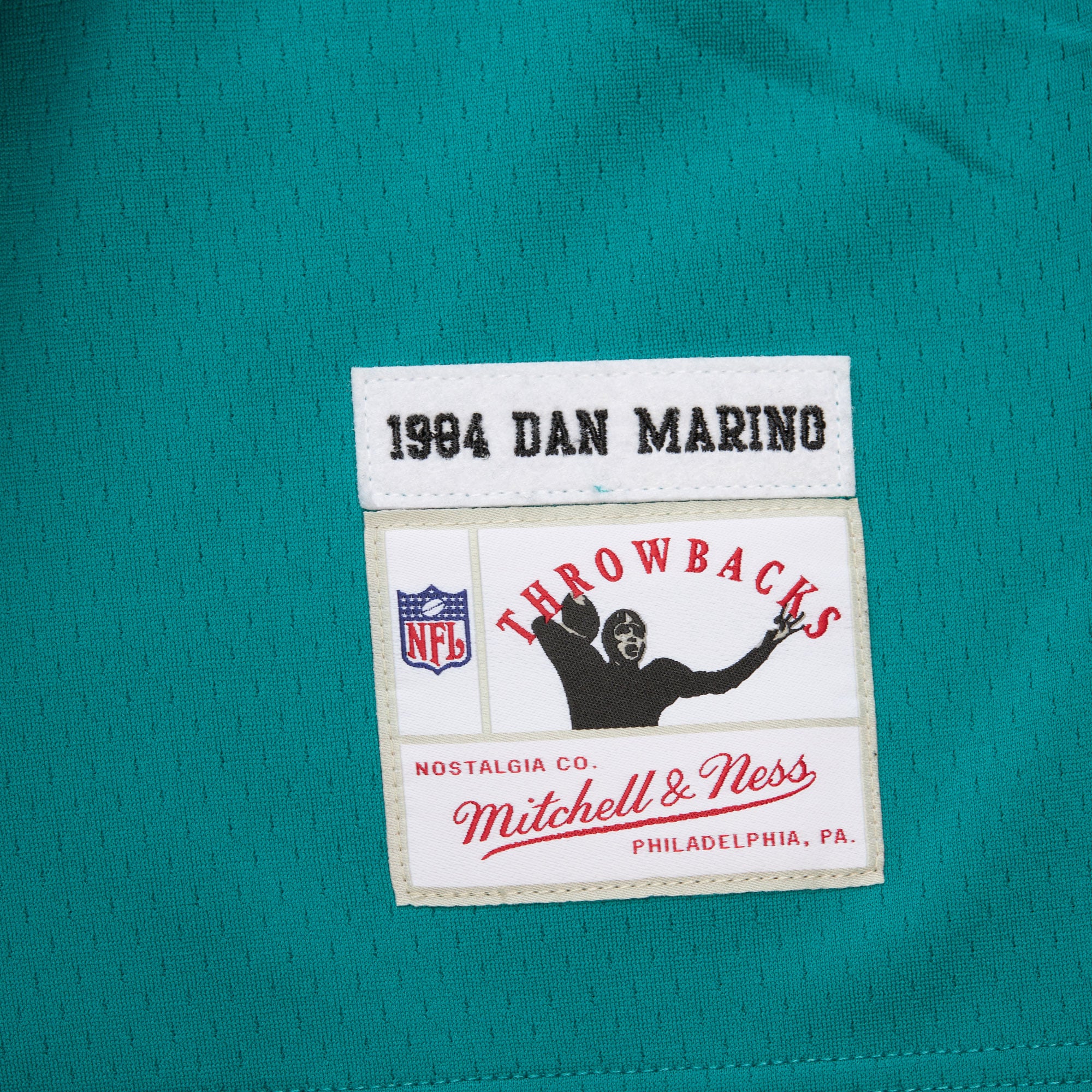 Dan Marino Miami Dolphins Player Jersey Aqua NFL Football Fan Wear