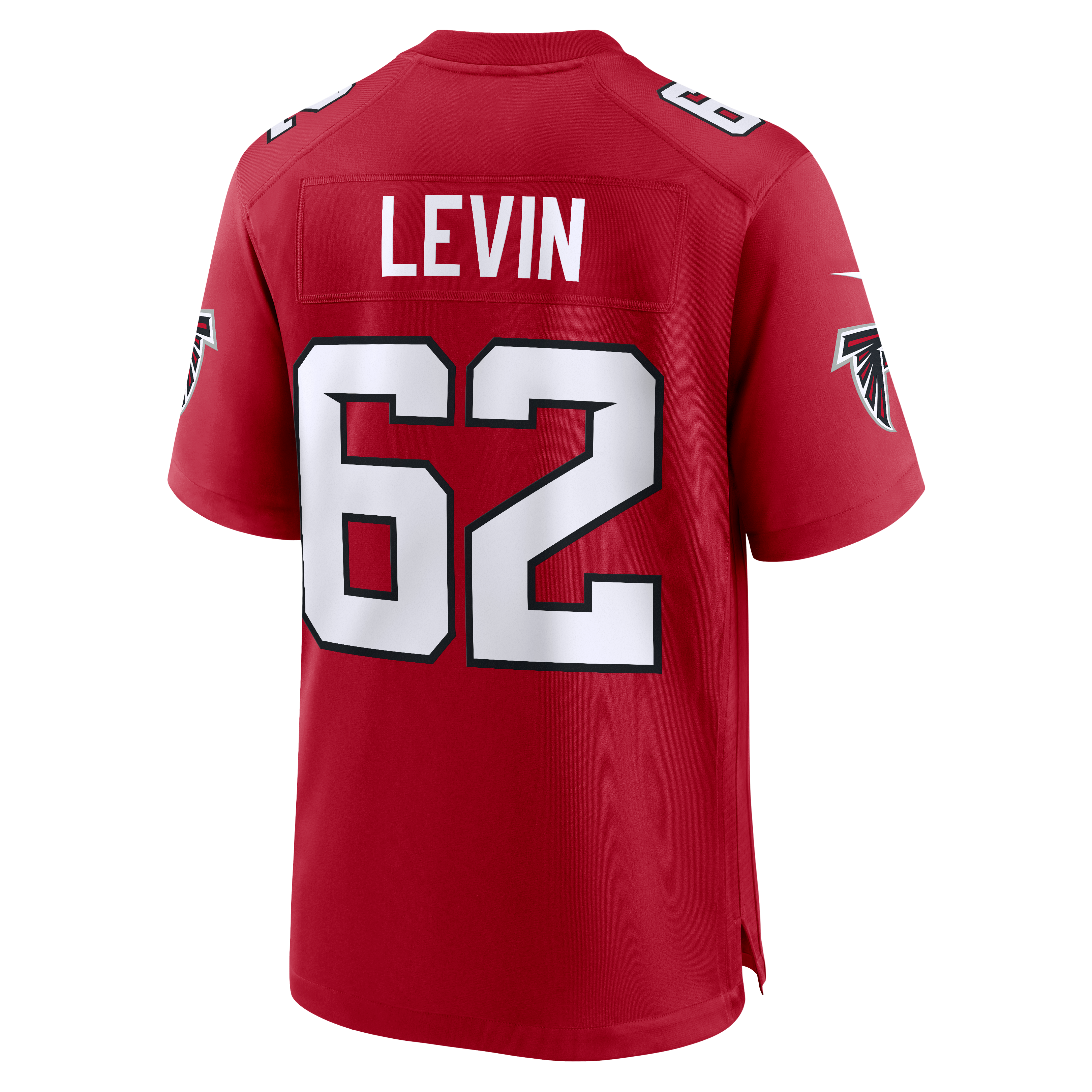 Corey Levin Atlanta Falcons Game Jersey Red NFL Football Fan Wear Corey Levin