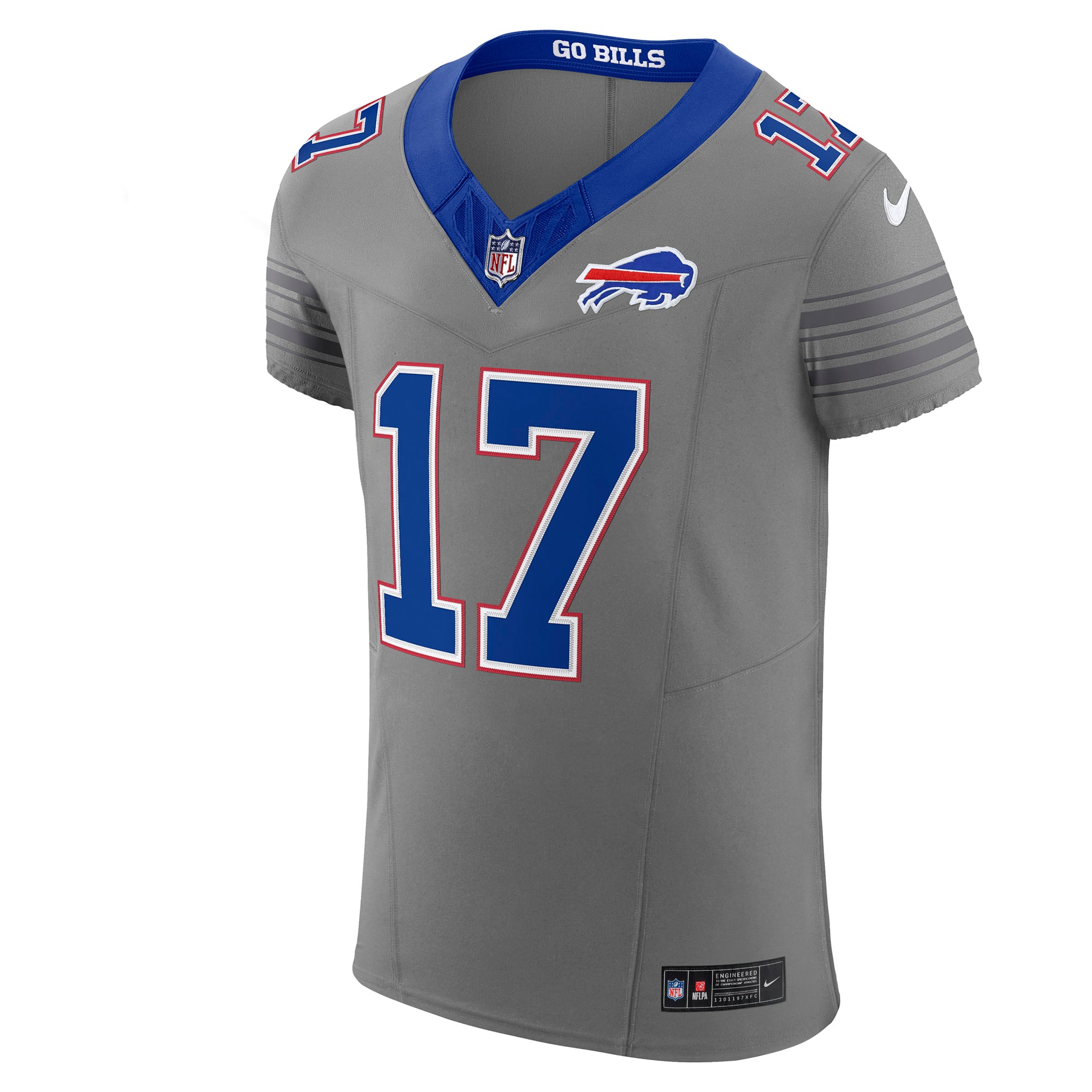 Josh Allen Buffalo Bills Jersey Gray NFL Football Fan Wear