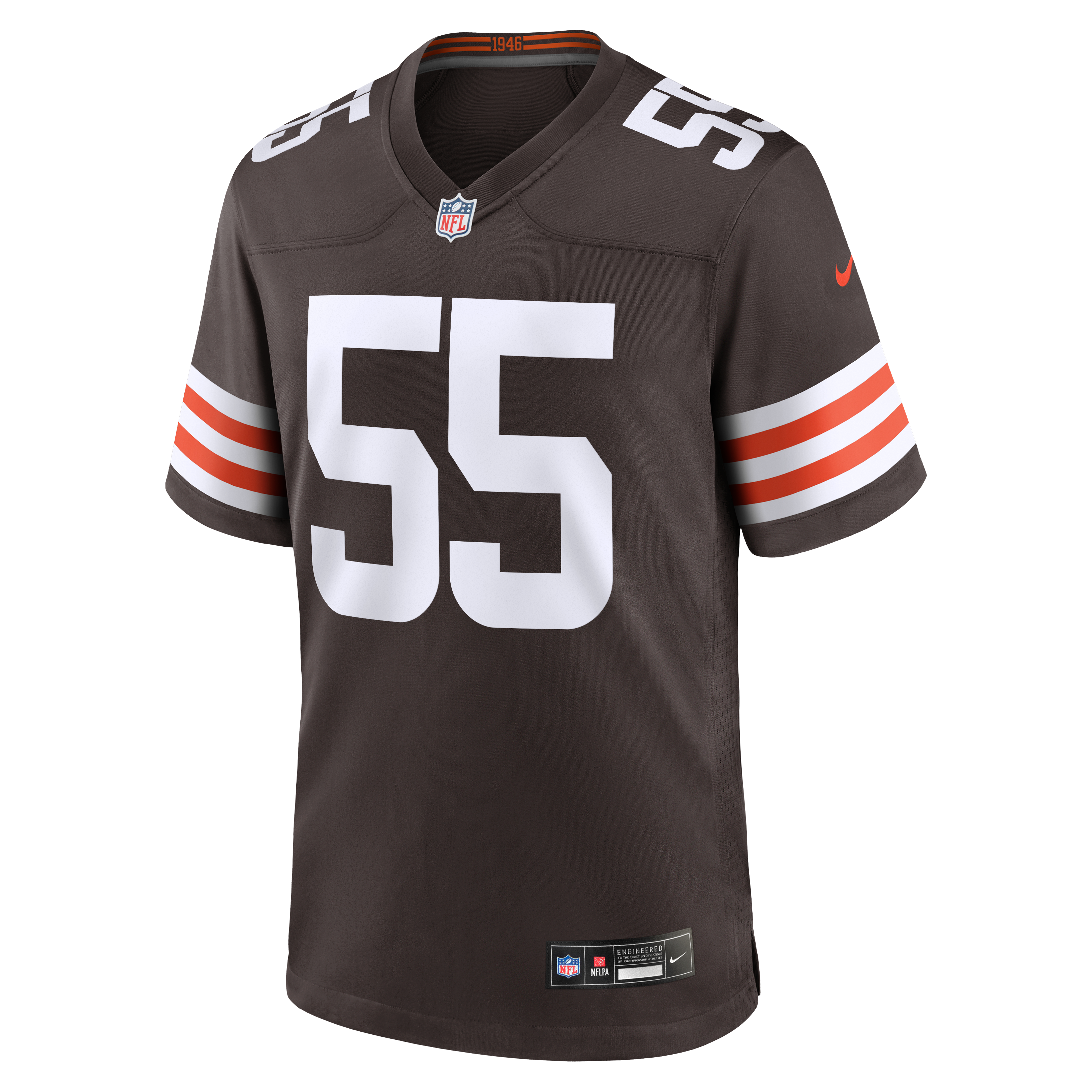 Spencer Fano Cleveland Browns Game Jersey Brown NFL Football Fan Wear