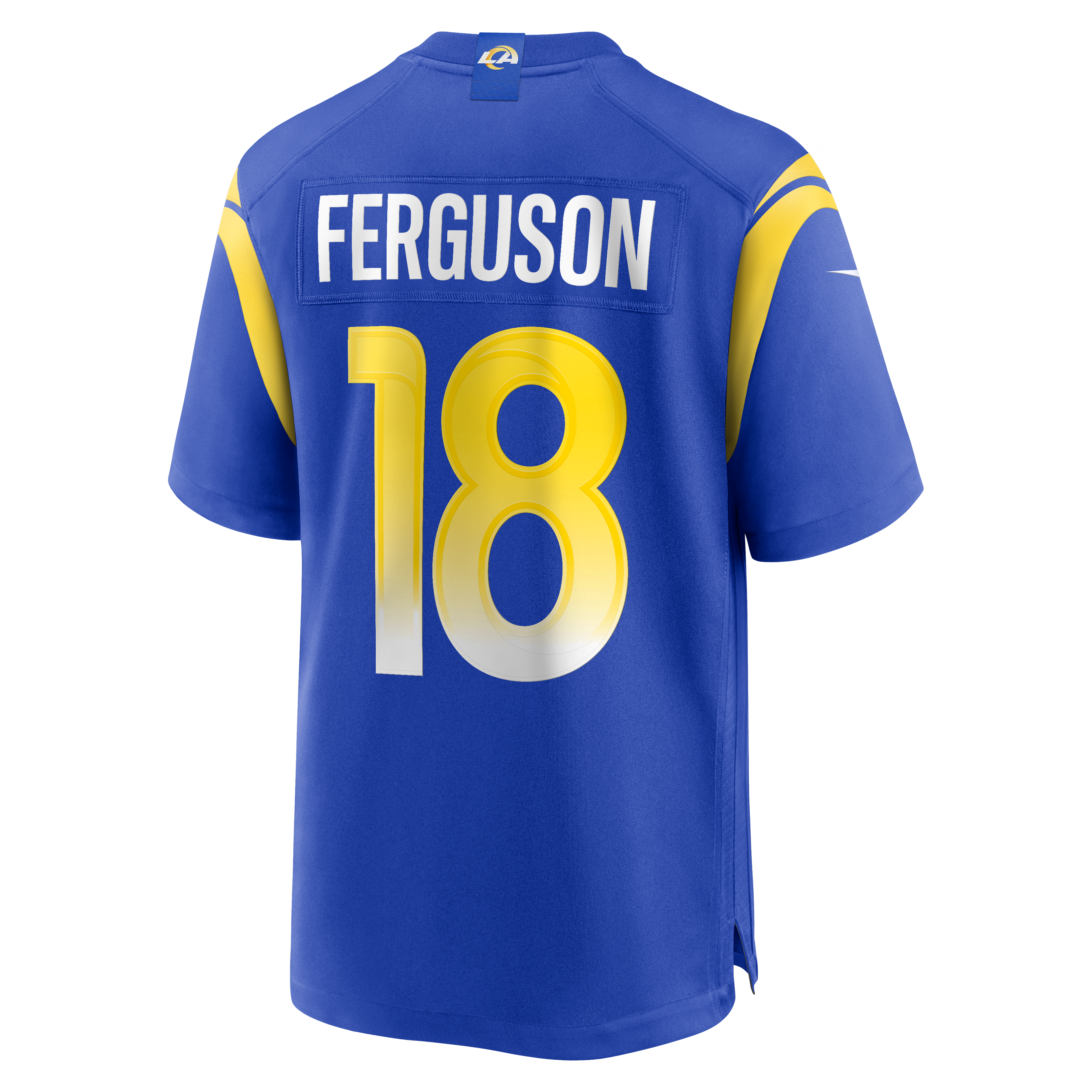 Terrance Ferguson Los Angeles Rams Game Jersey Royal NFL Football Fan Wear Terrance Ferguson