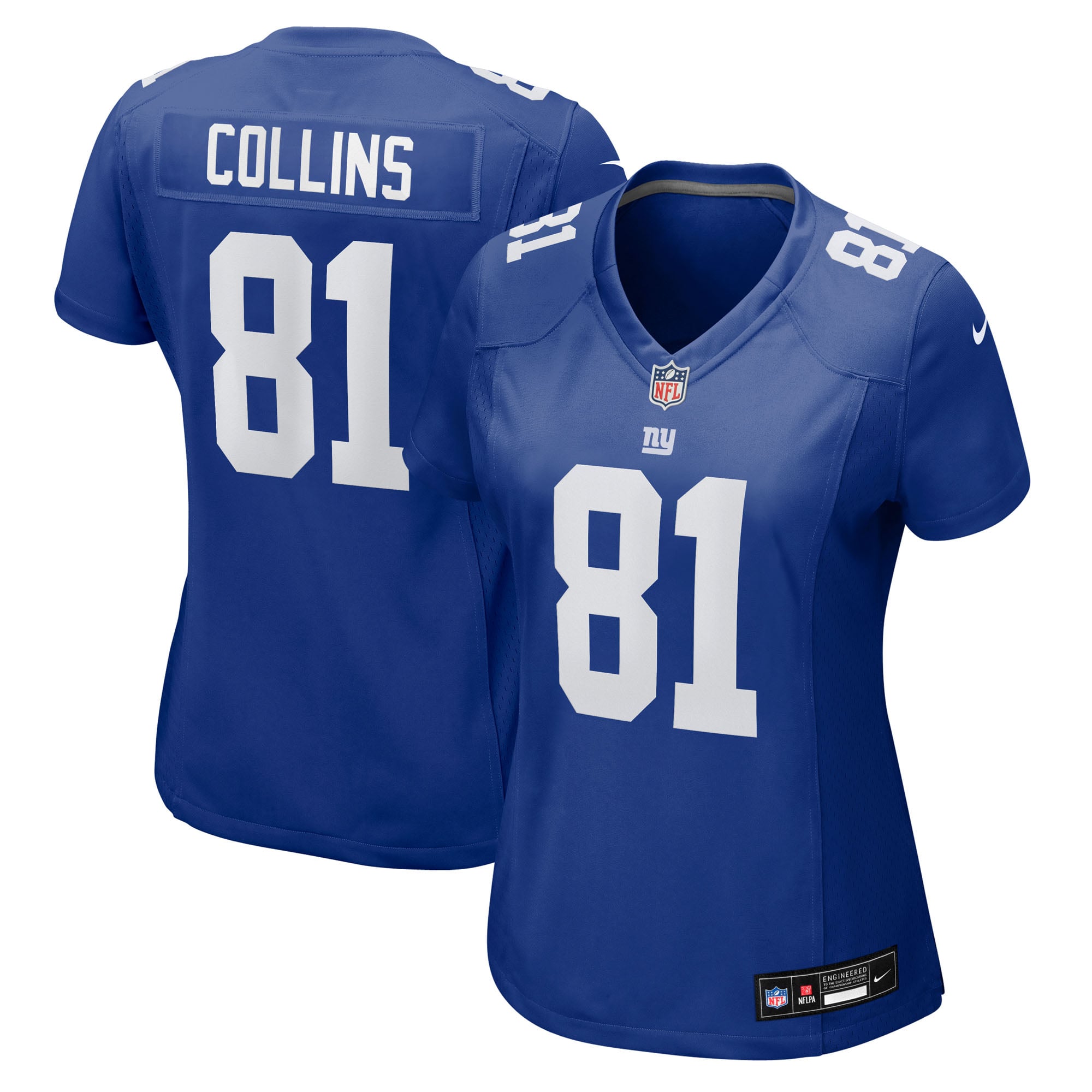 Beaux Collins New York Giants Game Jersey Royal NFL Football Fan Wear
