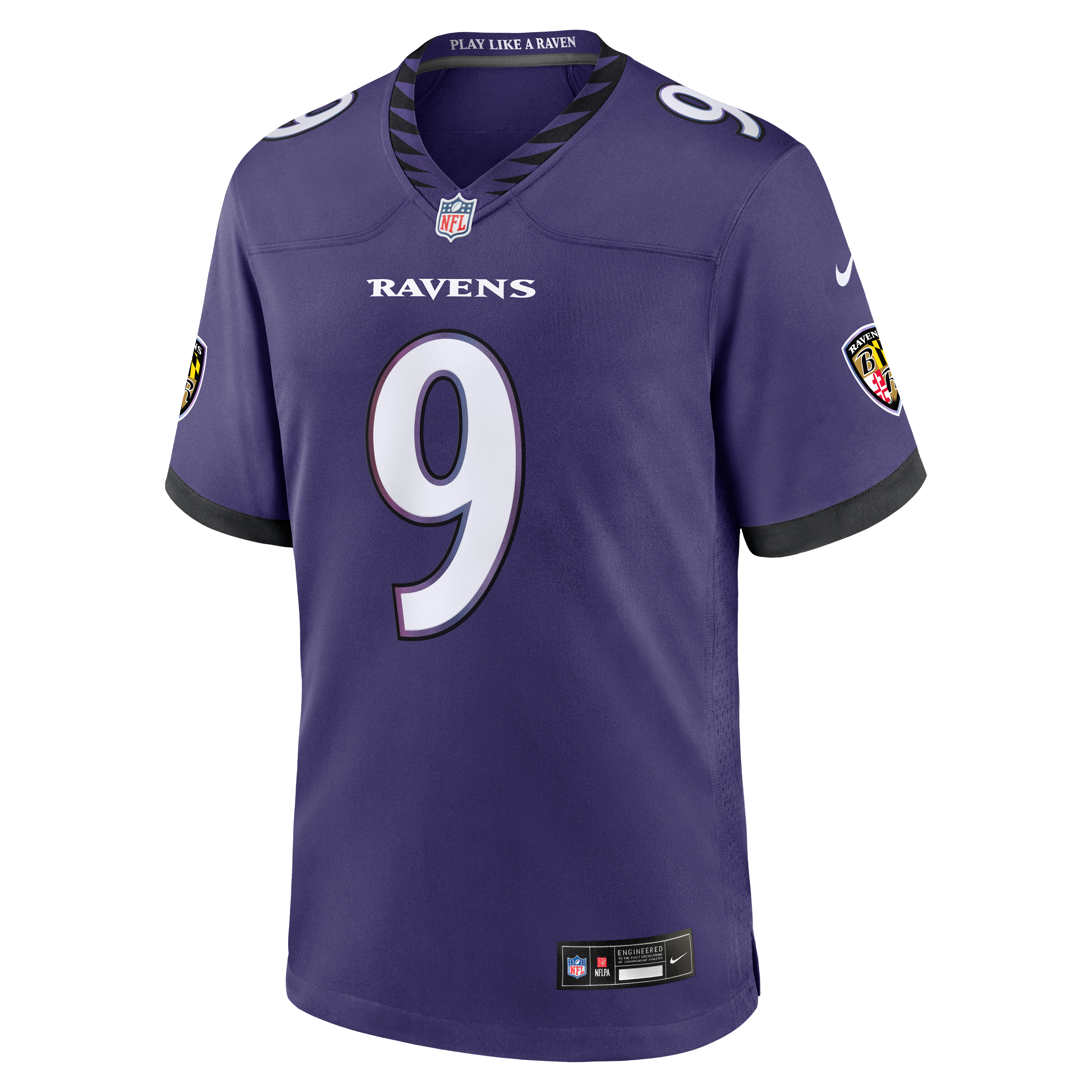 Zion Young Baltimore Ravens Game Jersey Purple NFL Football Fan Wear