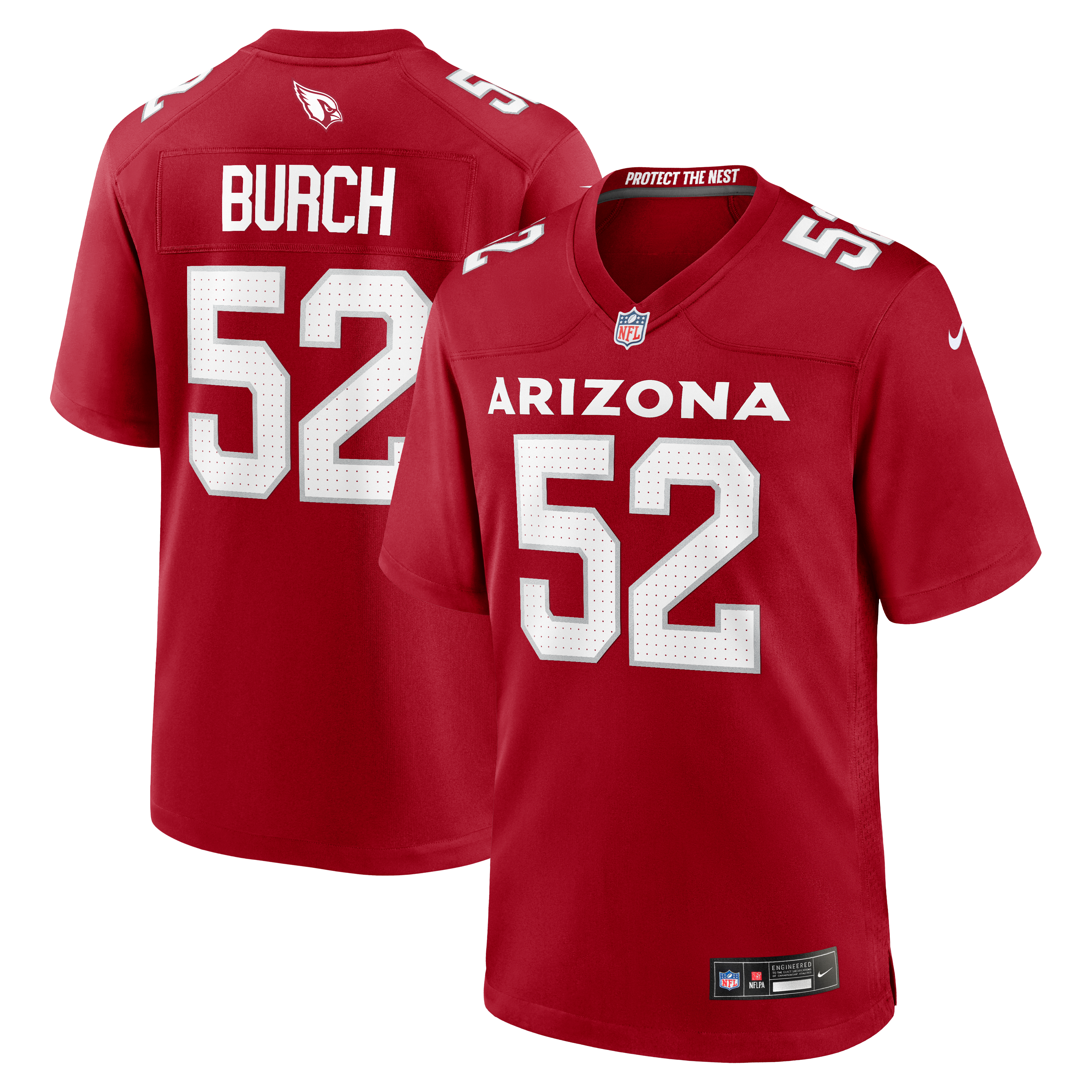 Jordan Burch Arizona Cardinals Game Jersey Cardinal NFL Football Fan Wear