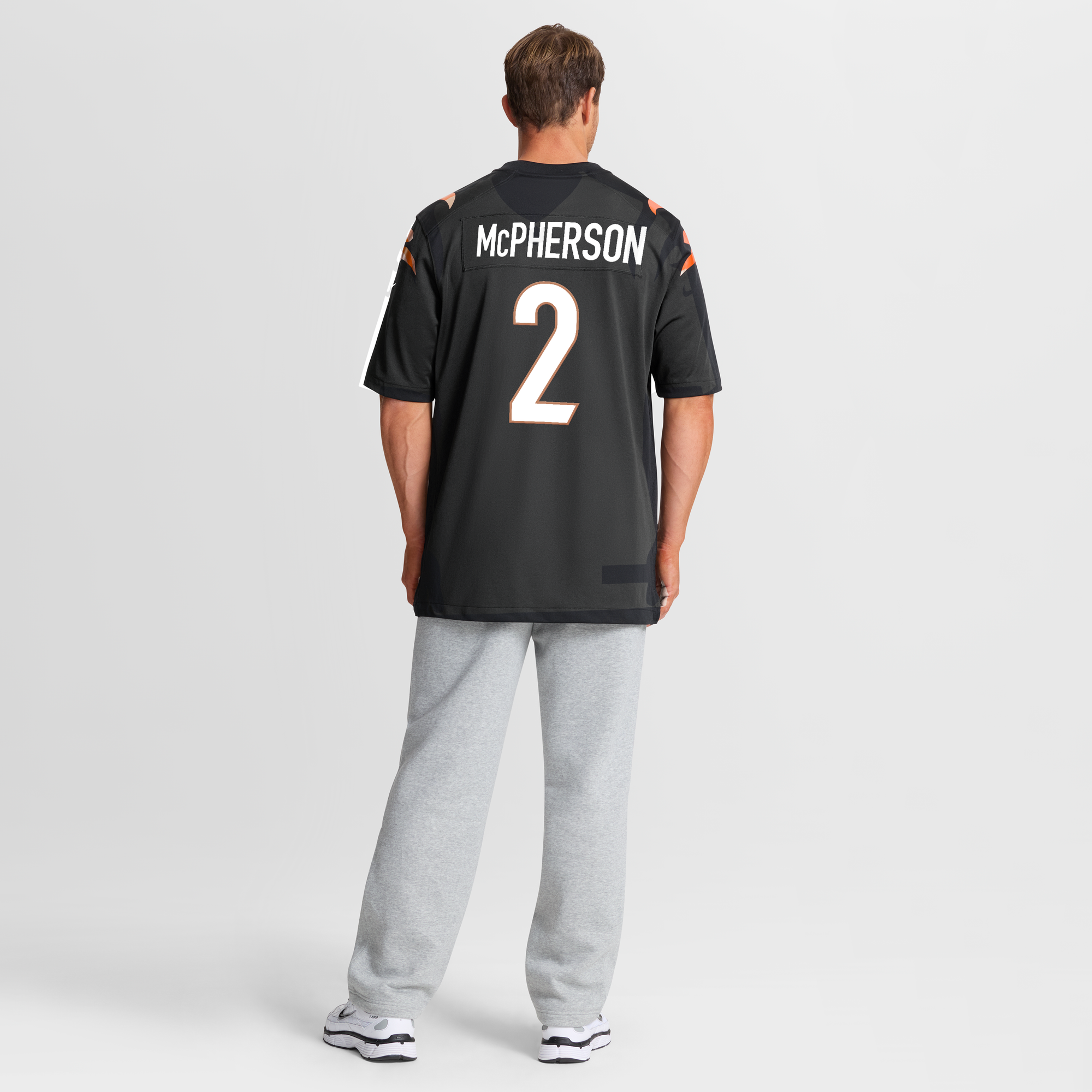 Evan McPherson Cincinnati Bengals Game Jersey Black NFL Football Fan Wear