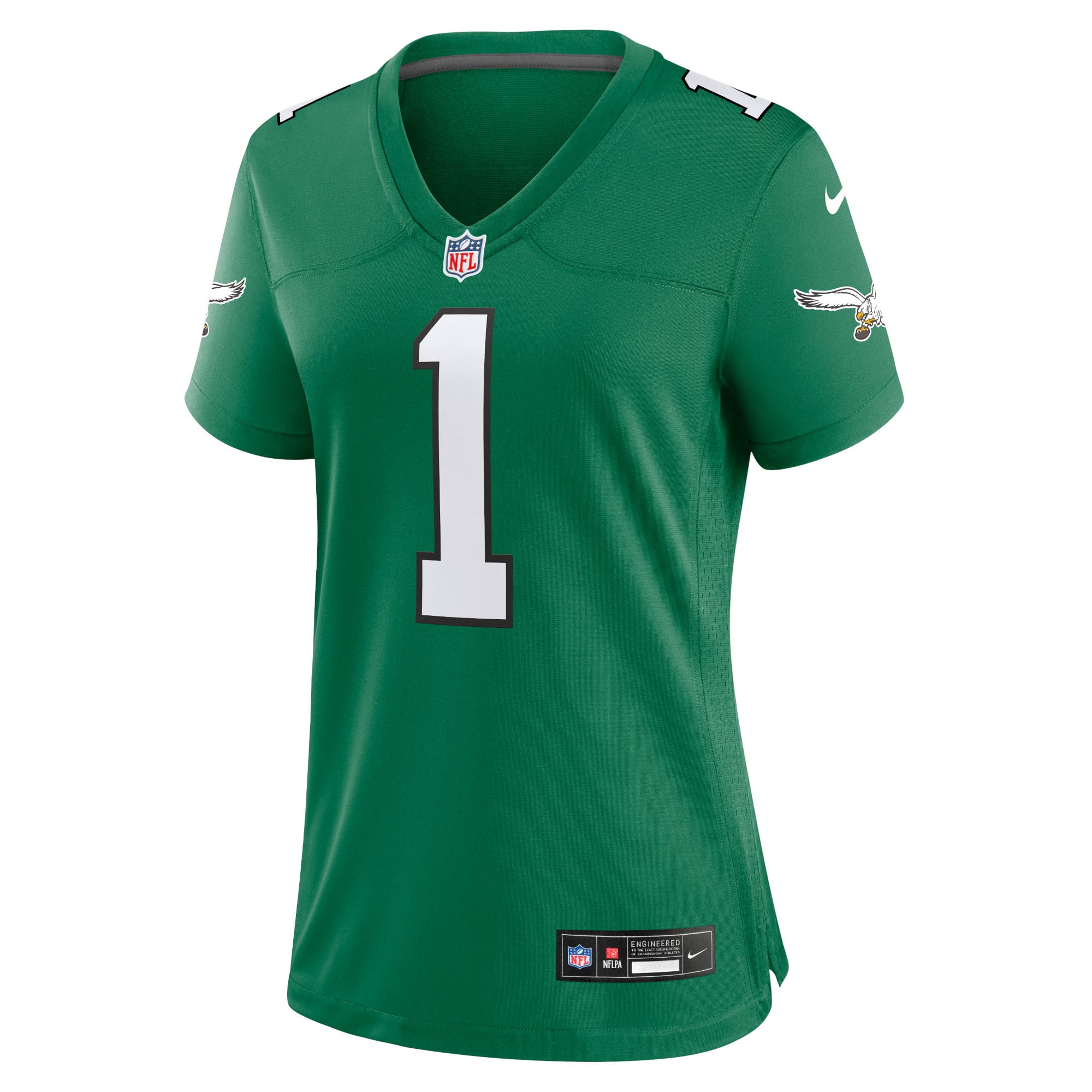 Kelly Jalen Hurts Philadelphia Eagles Alternate Jersey NFL Football Fan Wear Kelly Jalen Hurts