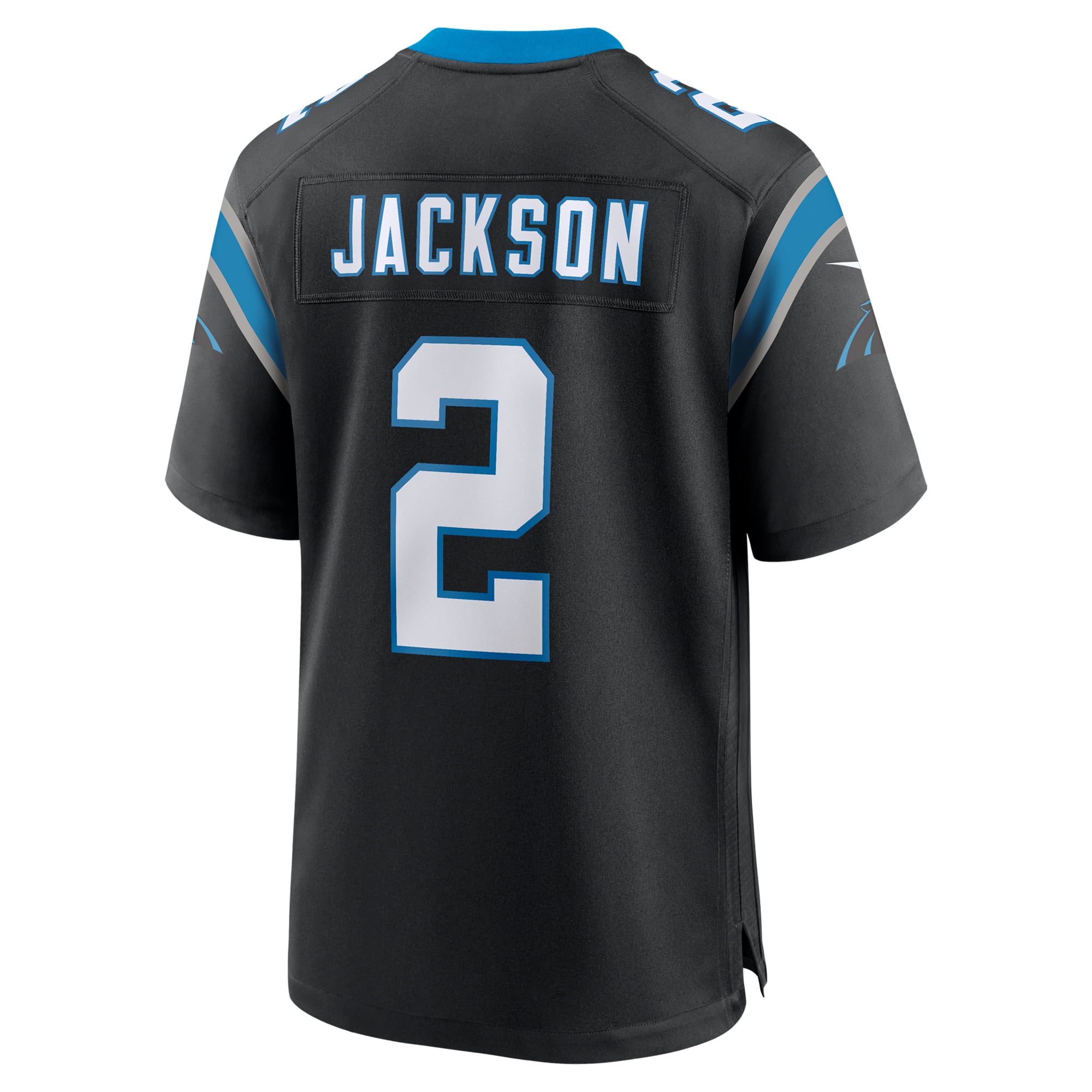 Mike Jackson Carolina Panthers Game Jersey Black NFL Football Fan Wear