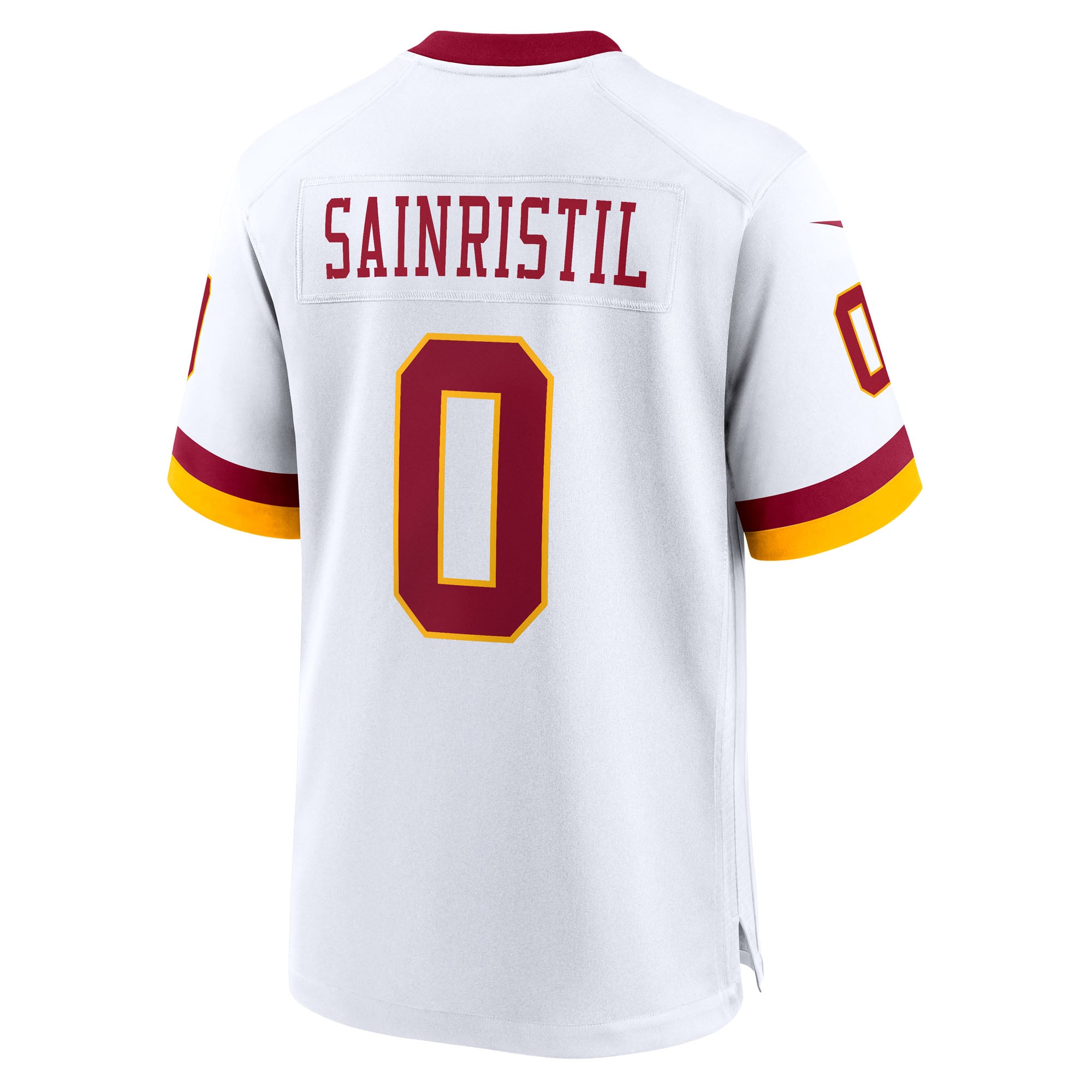 Mike Sainristil Washington Commanders Game Jersey White NFL Football Fan Wear Mike Sainristil