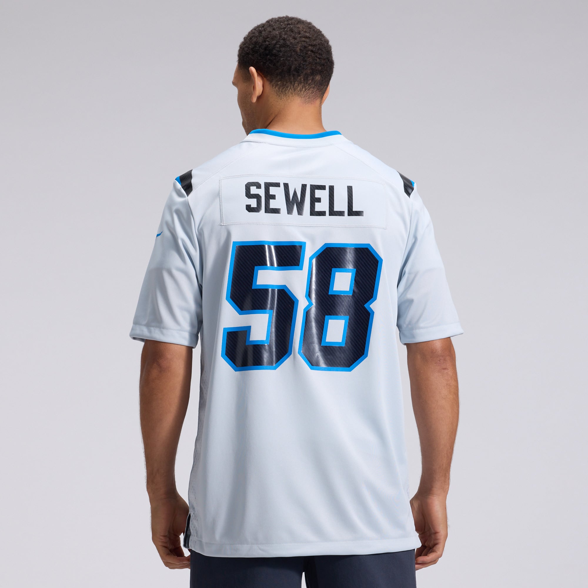Penei Sewell Detroit Lions Game Jersey Silver NFL Football Fan Wear