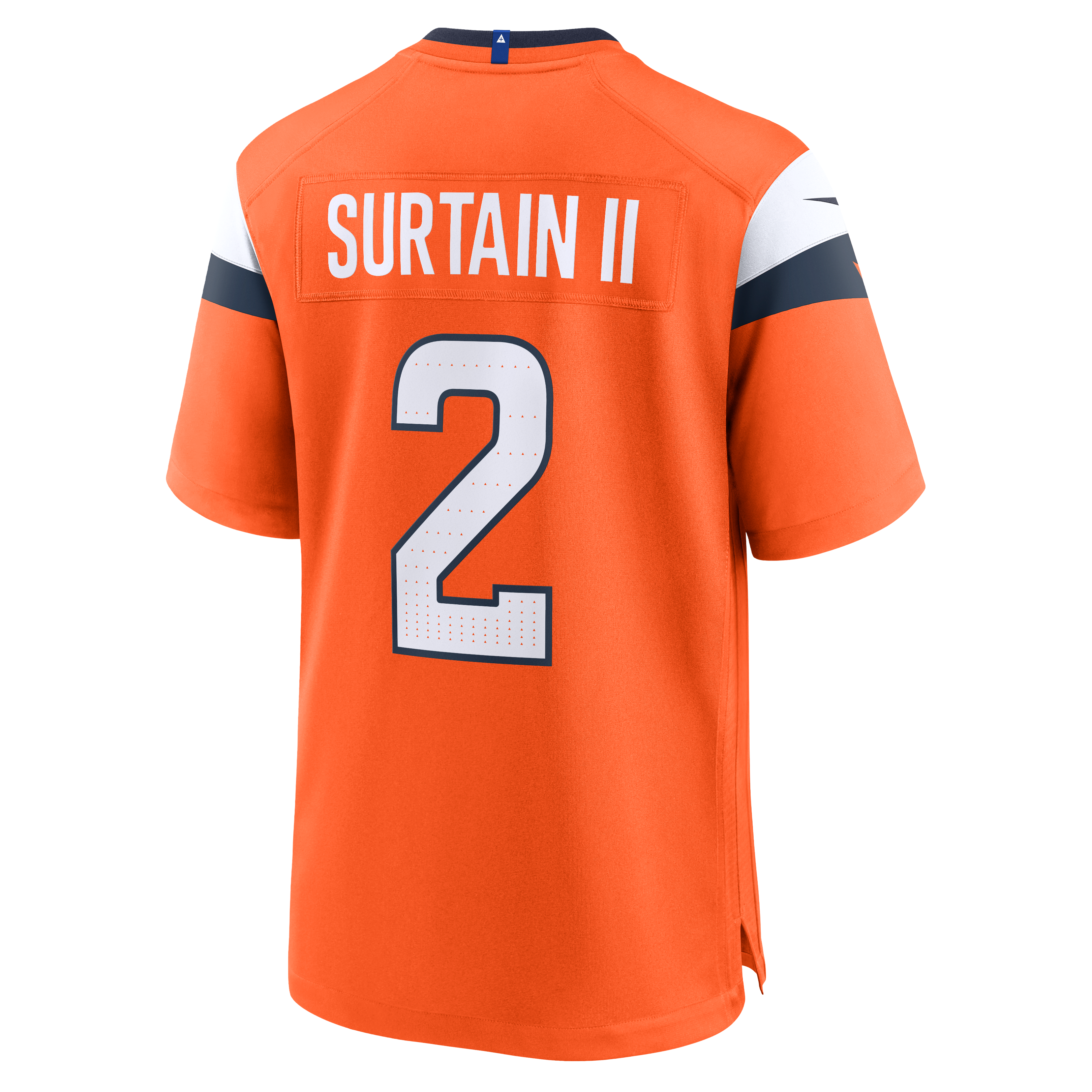 Patrick Surtain Denver Broncos Game Jersey Orange NFL Football Fan Wear