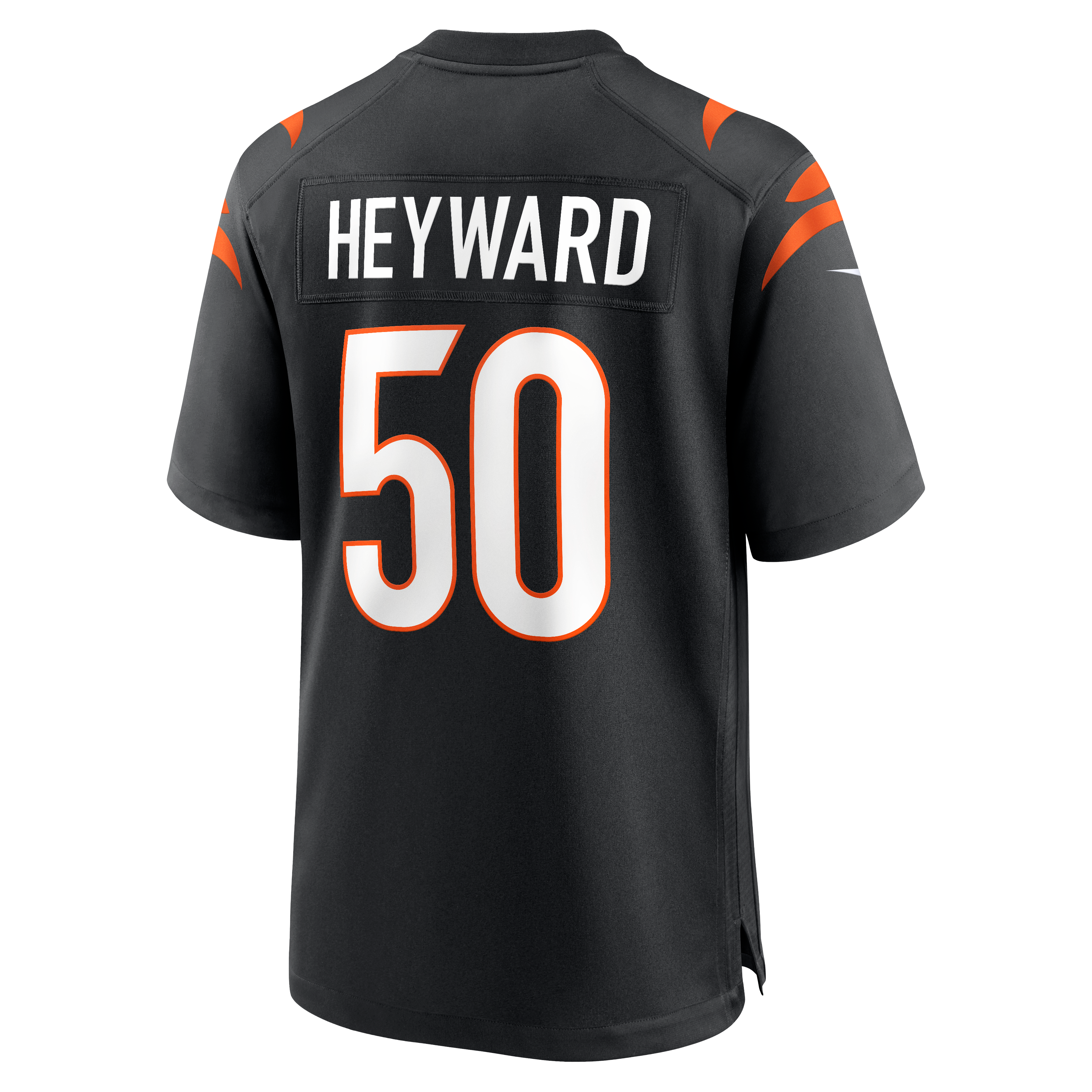 Shaka Heyward Cincinnati Bengals Game Jersey Black NFL Football Fan Wear