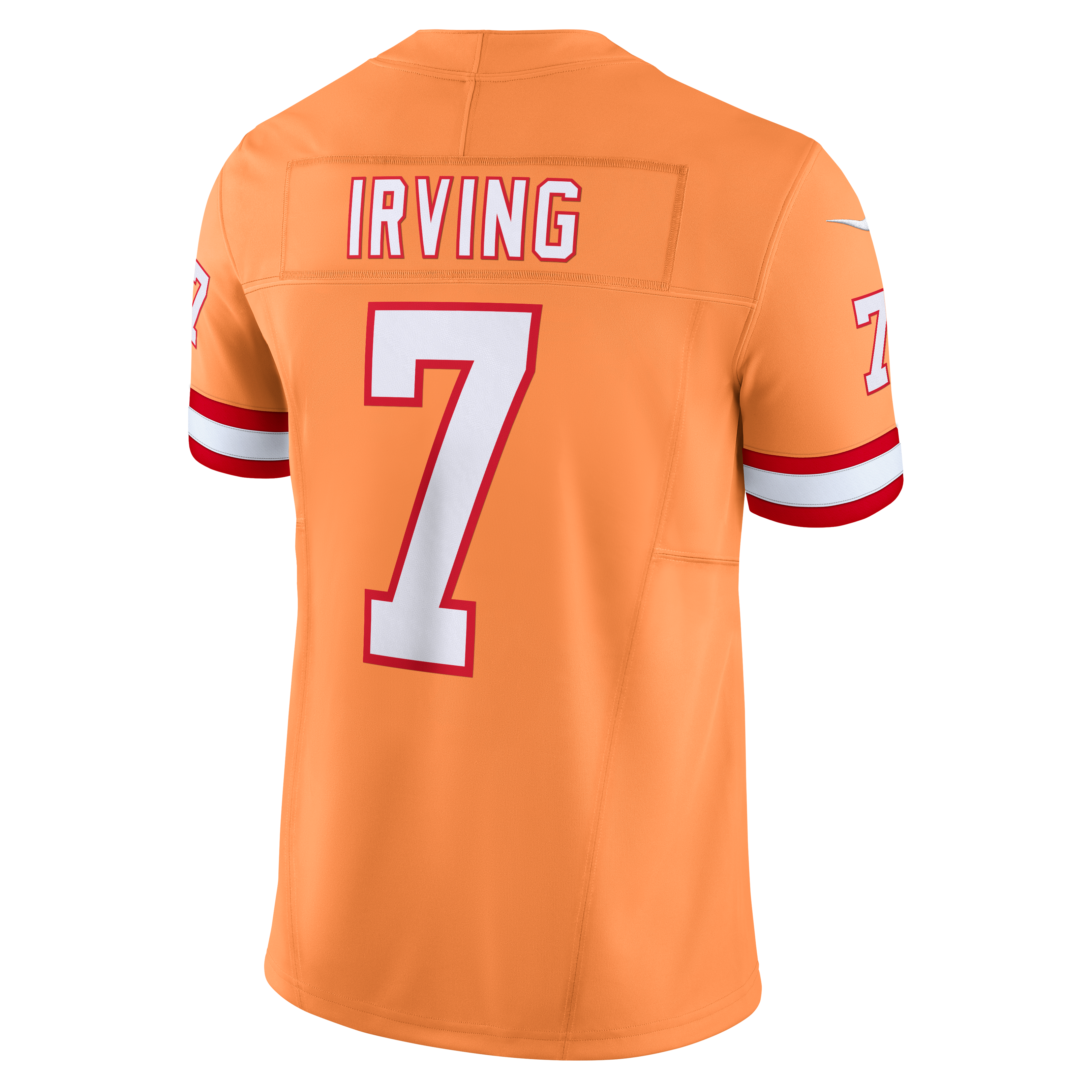 Bucky Irving Tampa Bay Buccaneers Alternate Jersey Orange NFL Football Fan Wear Bucky Irving