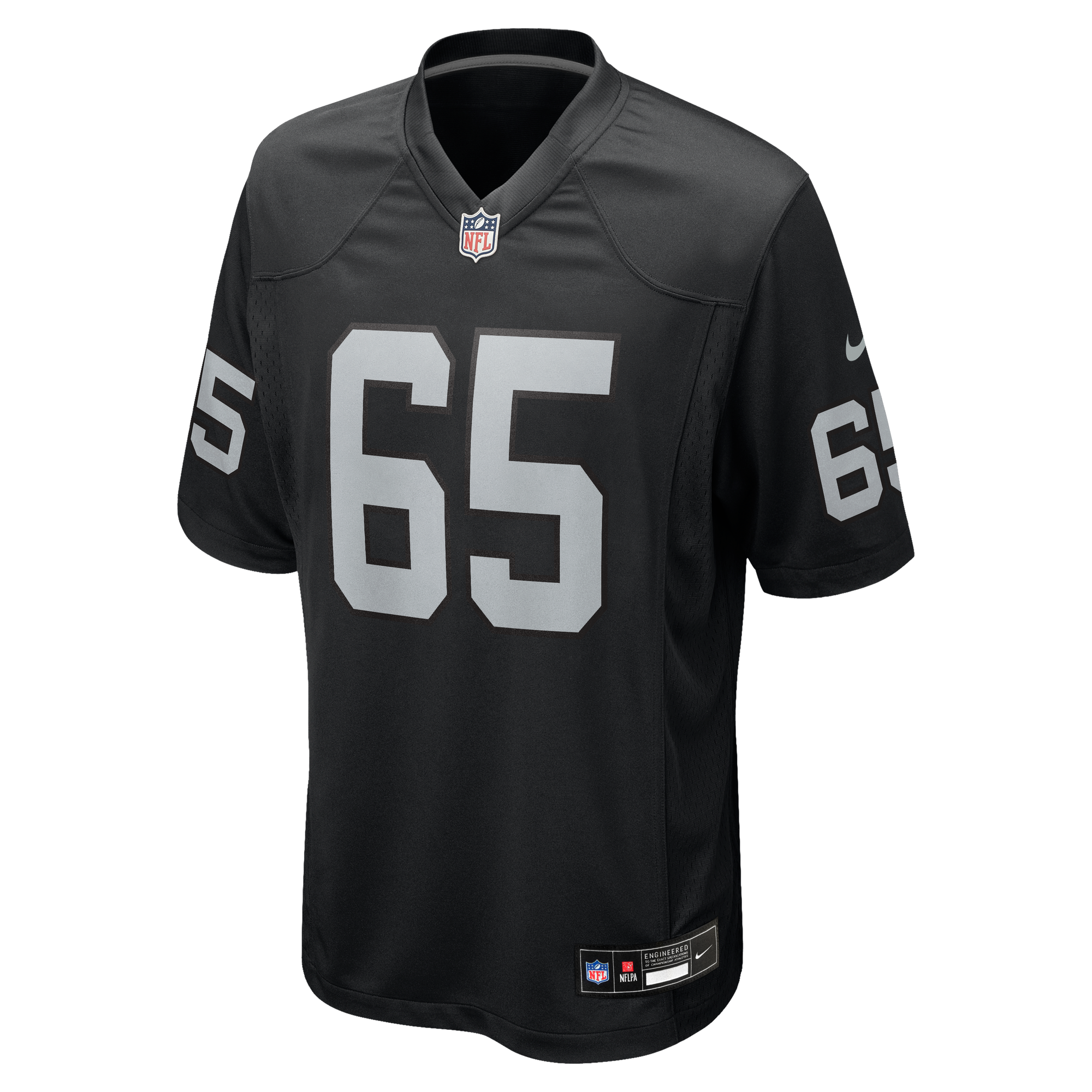 Alex Cappa Las Vegas Raiders Game Jersey Black NFL Football Fan Wear