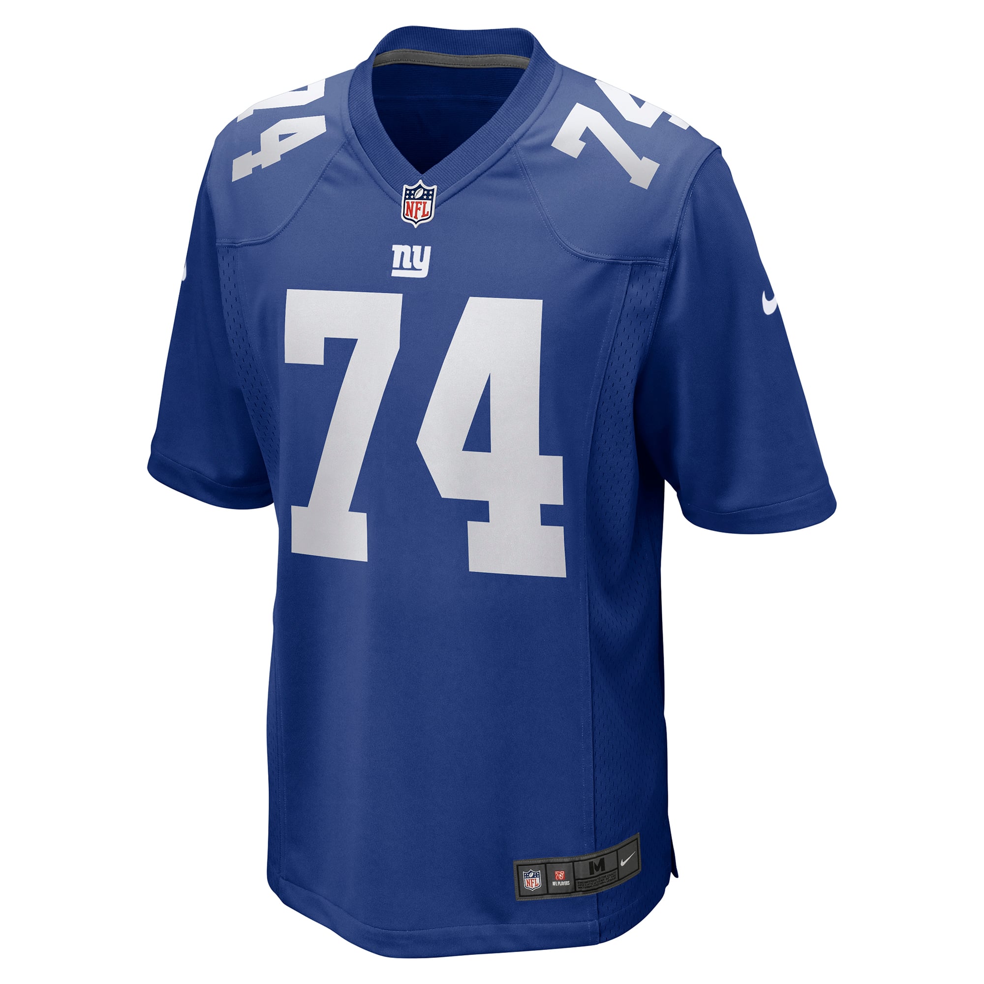 Greg Van Roten New York Giants Game Jersey Royal NFL Football Fan Wear Greg Van Roten