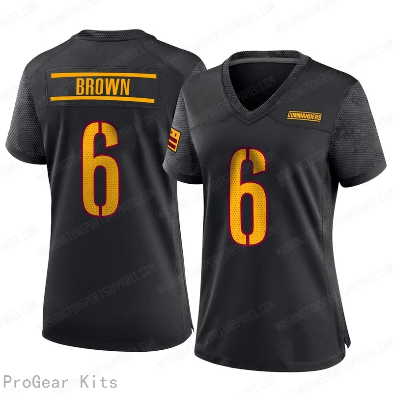 Dyami Washington Commanders Jersey No.6 Brown NFL Football Fan Wear