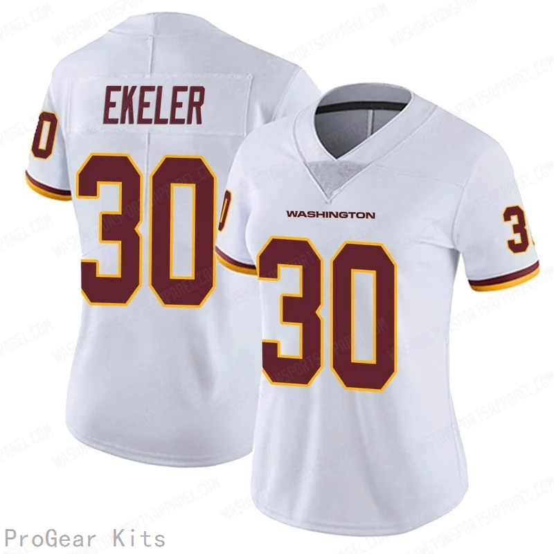 Austin Ekeler Washington Commanders Jersey No.30 White NFL Football Fan Wear Austin Ekeler