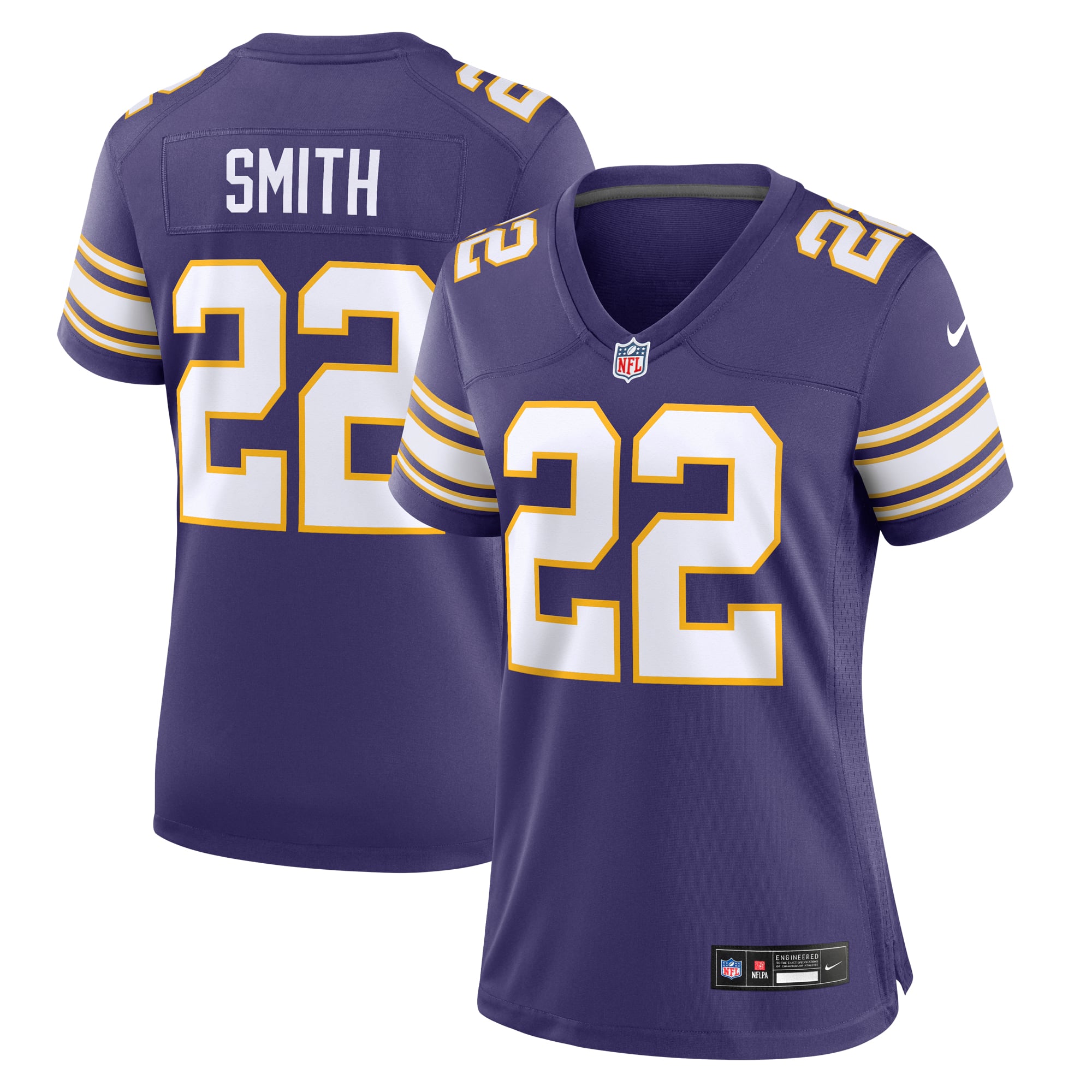 Retired Harrison Smith Minnesota Vikings Alternate Jersey White NFL Football Fan Wear