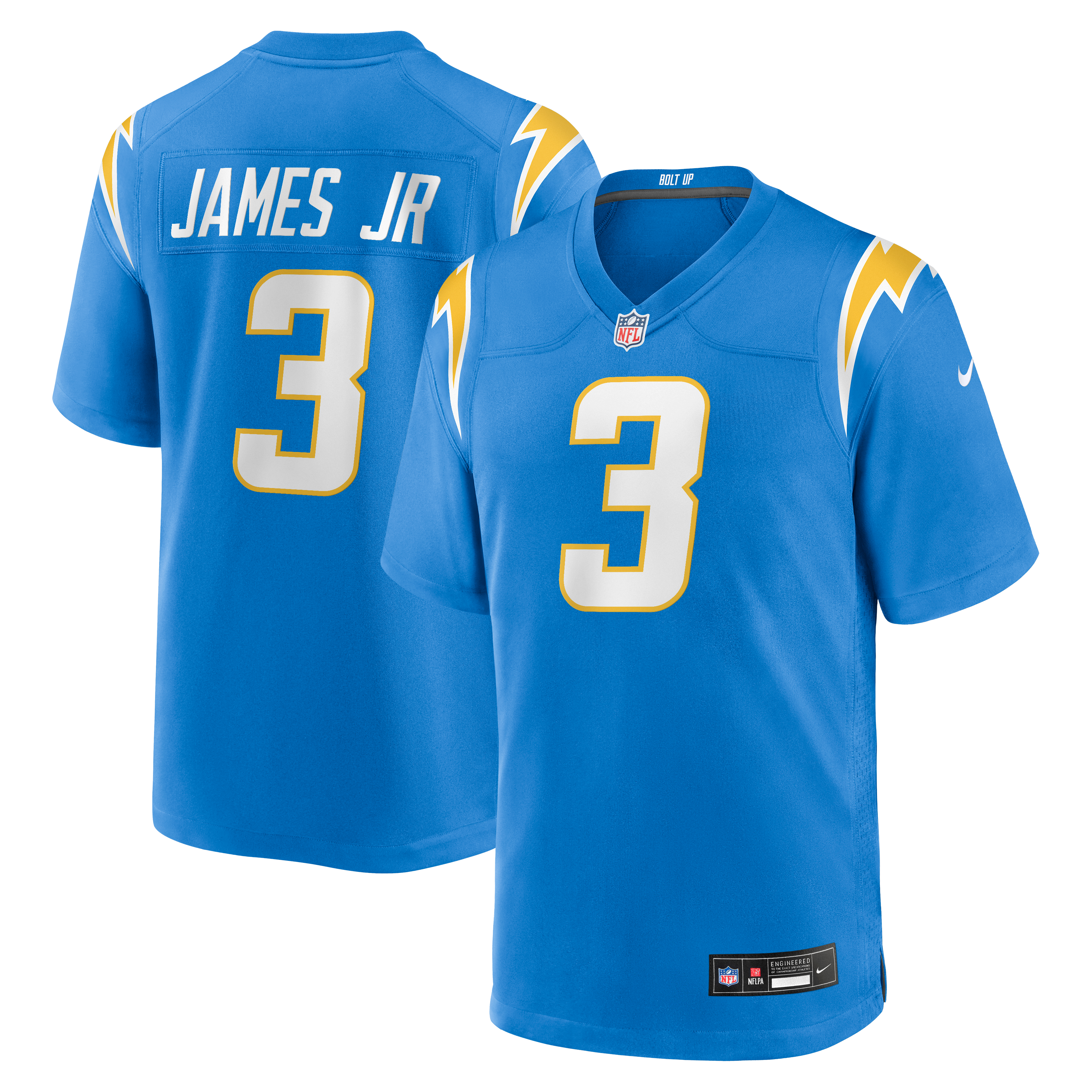 Derwin James Jr Los Angeles Chargers Game Jersey Powder Blue NFL Football Fan Wear Derwin James Jr