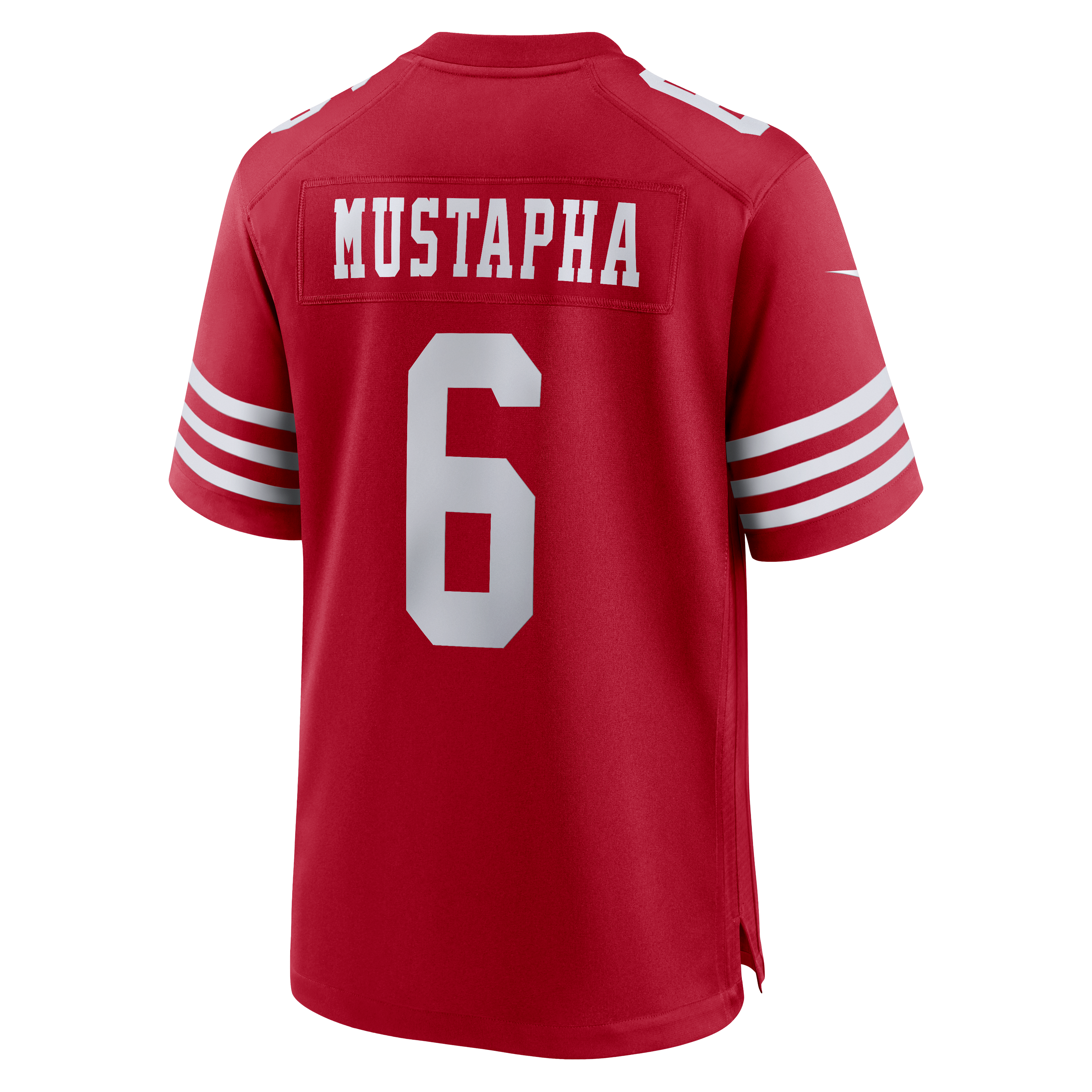 Malik Mustapha San Francisco 49ers Game Jersey Scarlet NFL Football Fan Wear Malik Mustapha