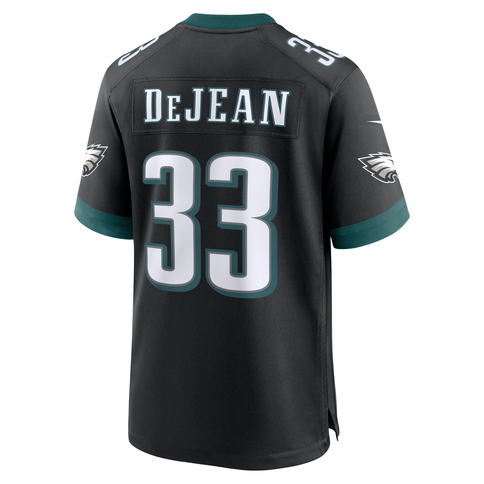 Cooper DeJean Philadelphia Eagles Game Jersey Black NFL Football Fan Wear