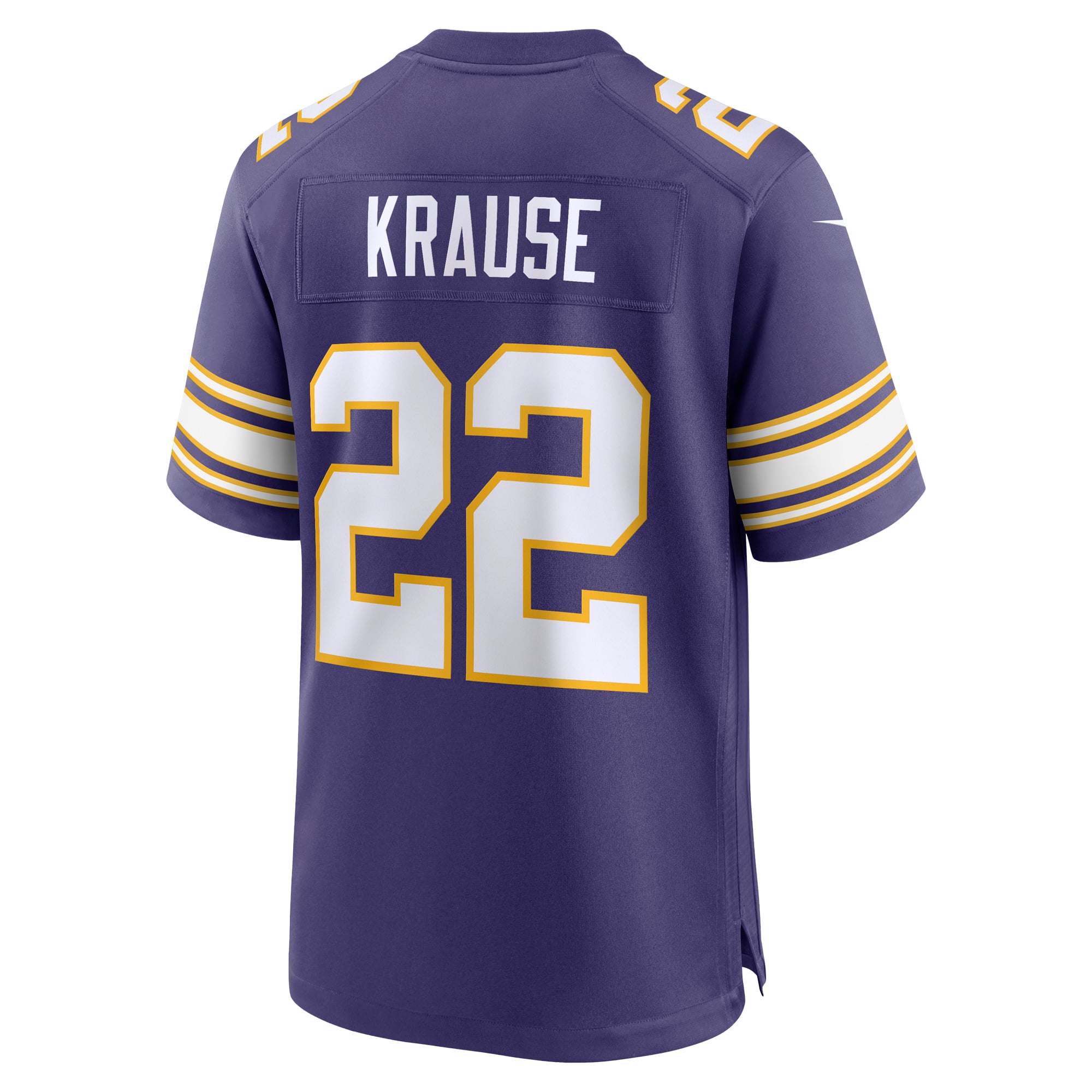 Paul Krause Retired Minnesota Vikings Game Jersey Purple NFL Football Fan Wear