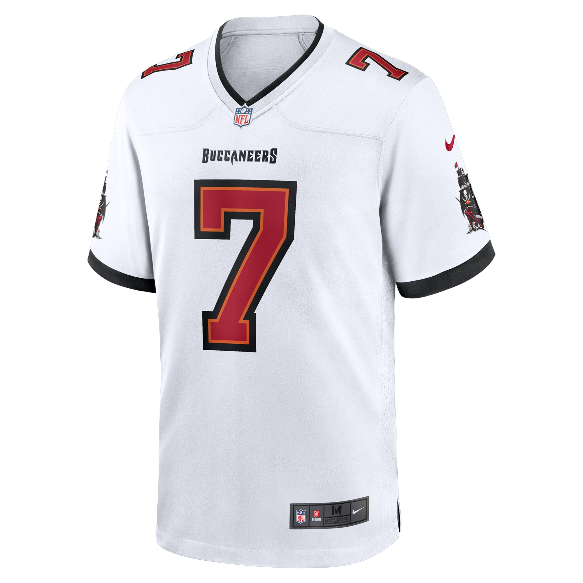 Bucky Irving Tampa Bay Buccaneers Game Jersey White NFL Football Fan Wear