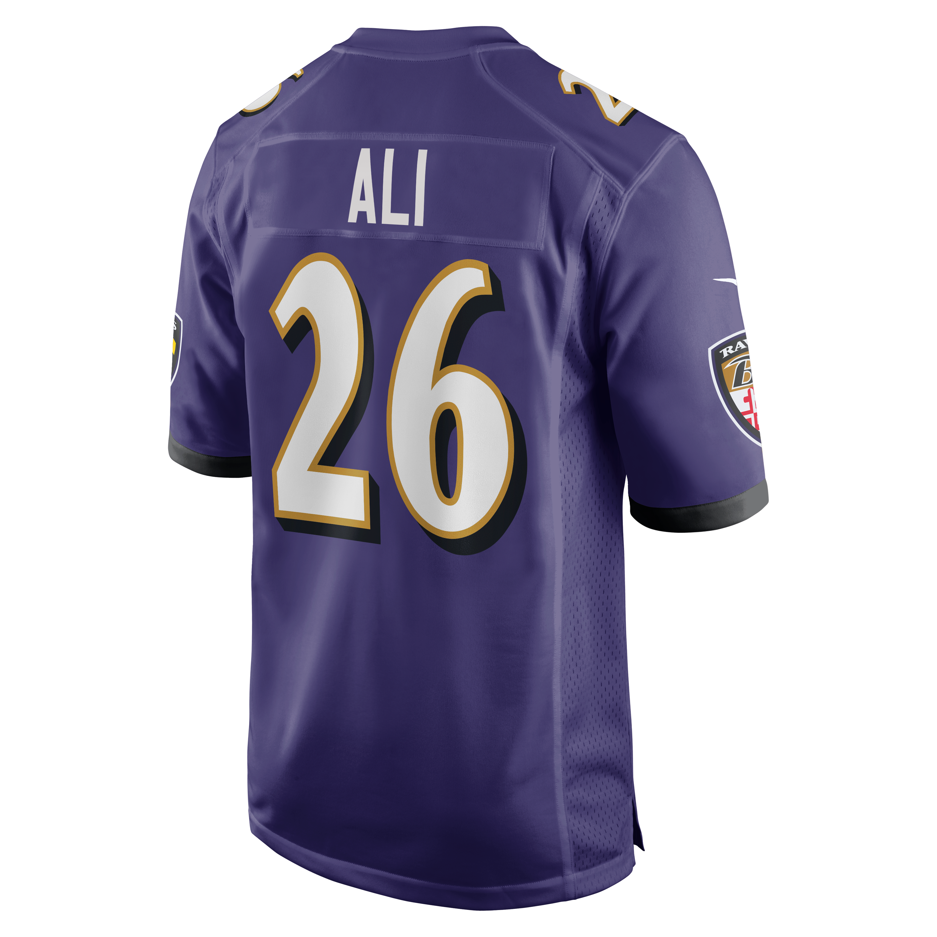 Rasheen Ali Baltimore Ravens Game Jersey Purple NFL Football Fan Wear