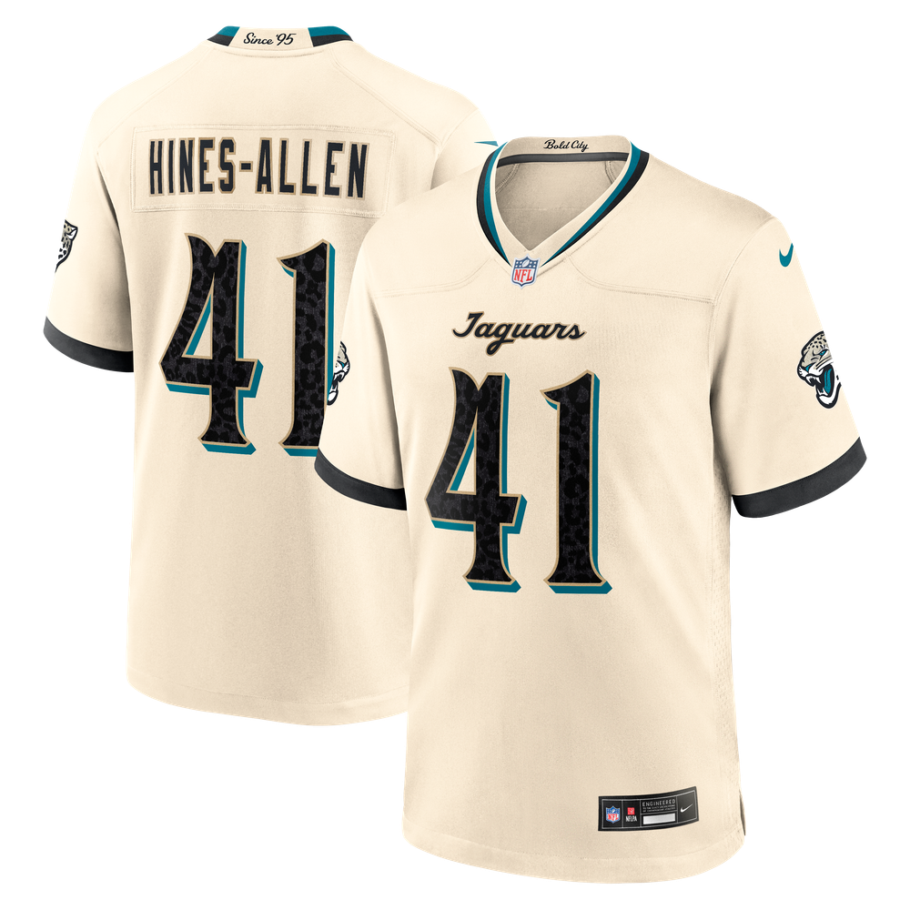Josh Hines-Allen Jacksonville Jaguars Game Jersey NFL Football Fan Wear