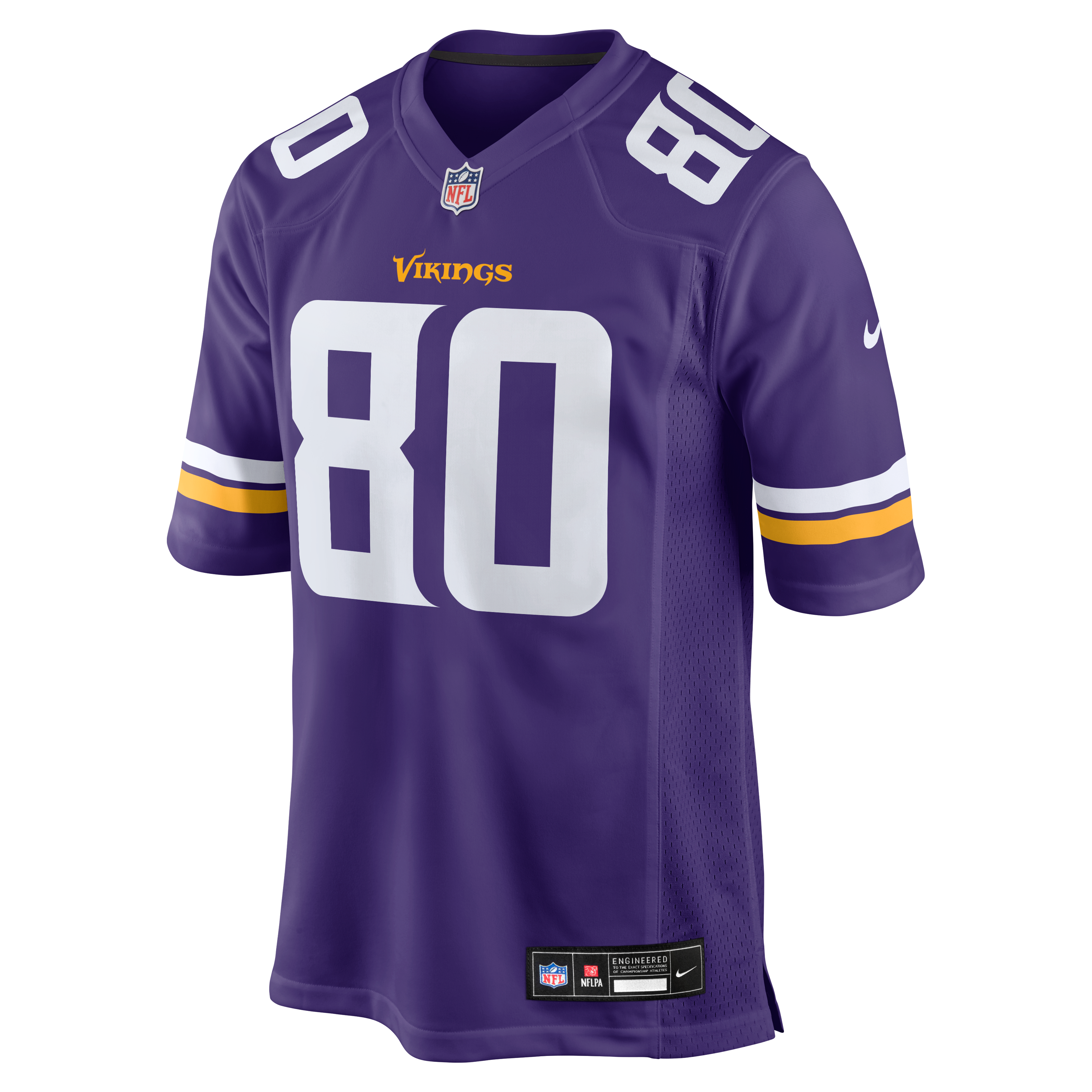 Cris Carter Retired Minnesota Vikings Player Jersey Purple NFL Football Fan Wear