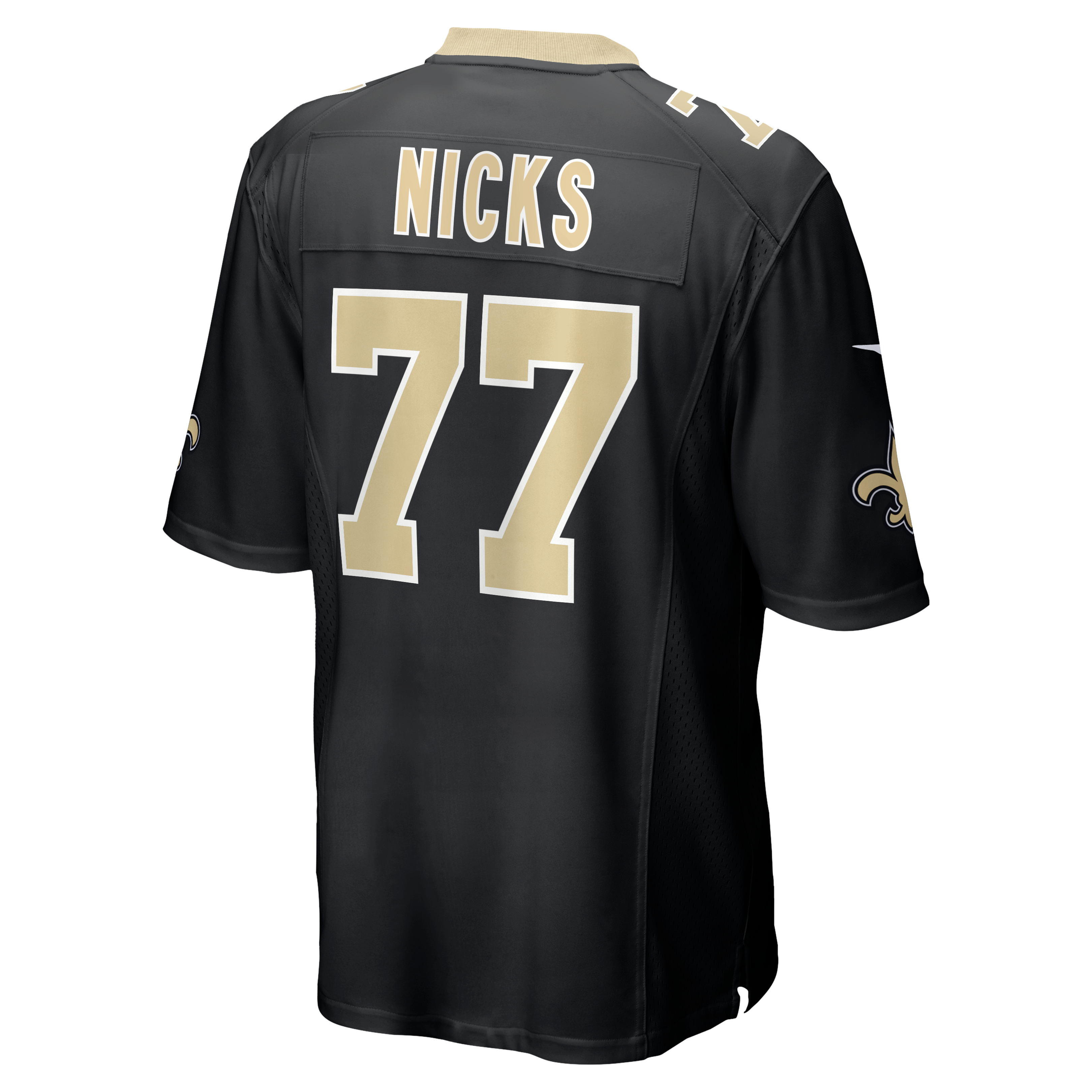 Carl Nicks Retired New Orleans Saints Player Jersey Black NFL Football Fan Wear Carl Nicks Retired