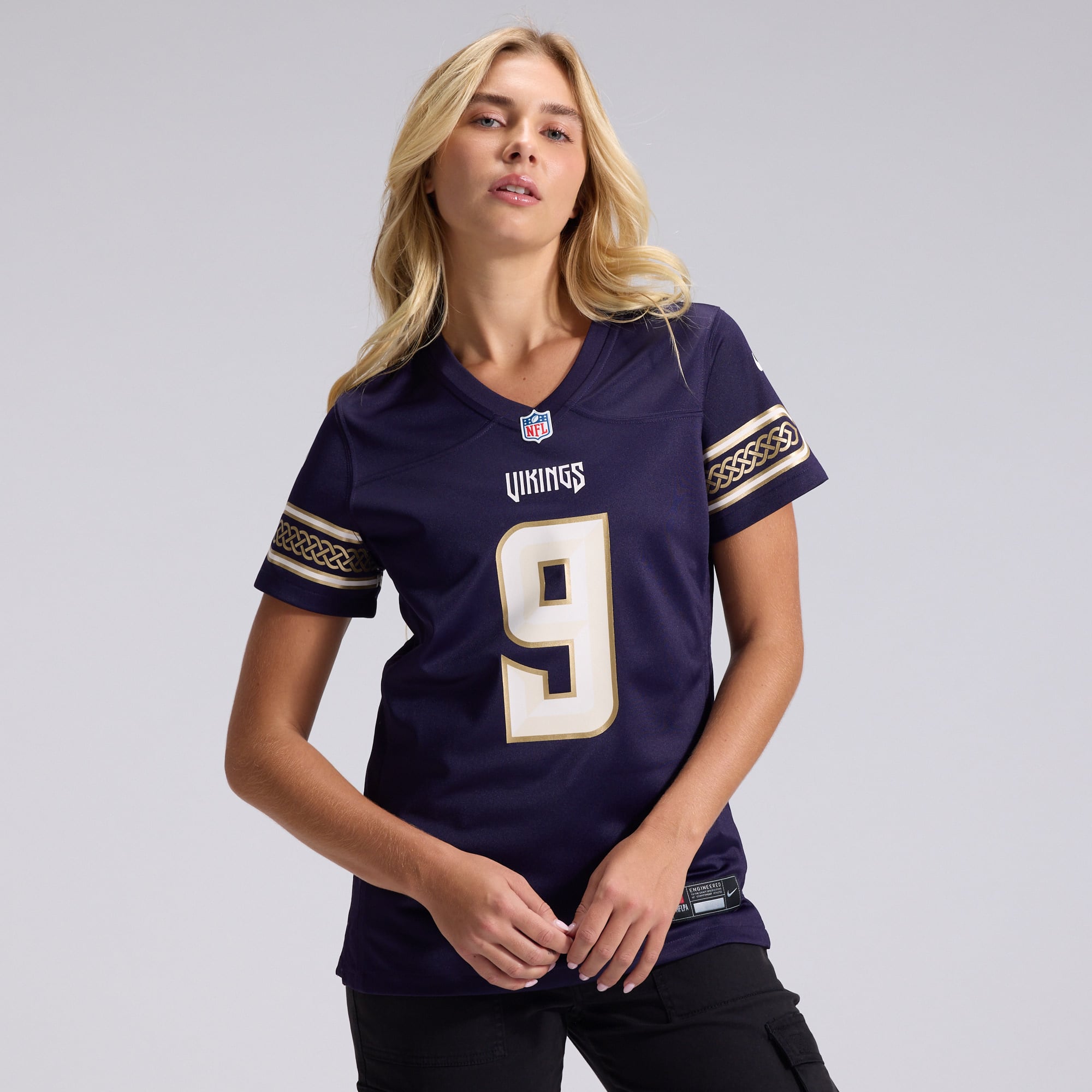 McCarthy Minnesota Vikings Game Jersey Purple NFL Football Fan Wear McCarthy
