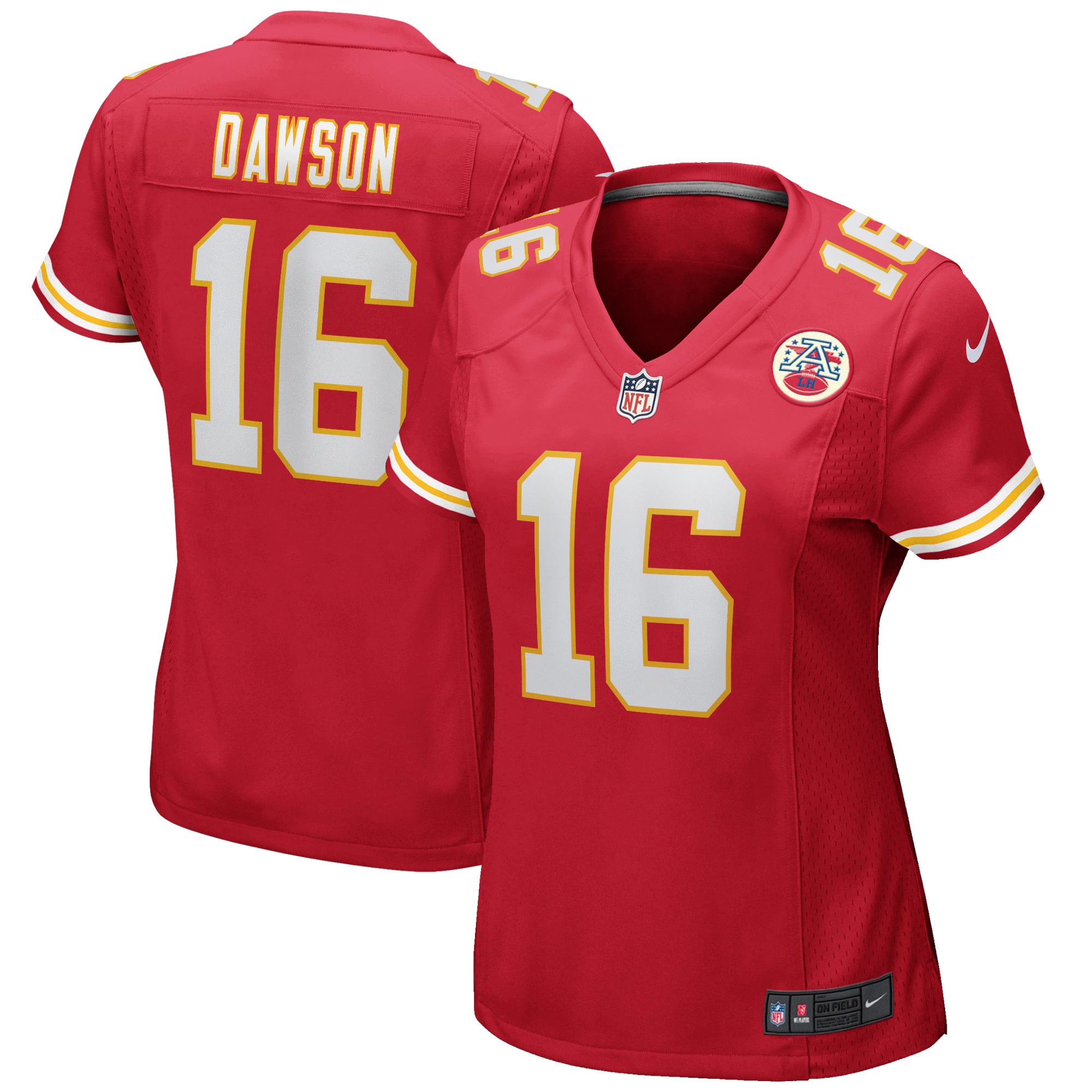 Len Dawson Retired Kansas City Chiefs Player Jersey Red NFL Football Fan Wear Len Dawson Retired