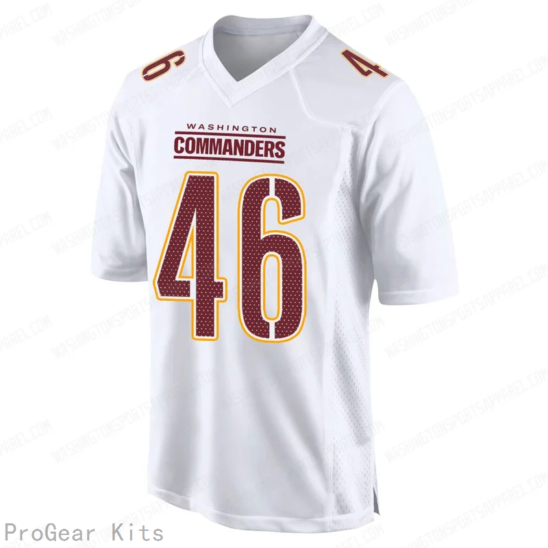 Tre Hawkins Tundra Washington Commanders Game Jersey No.46 White NFL Football Fan Wear