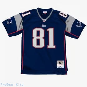 Randy Moss Mitchell New England Patriots Legacy Jersey Navy NFL Football Fan Wear
