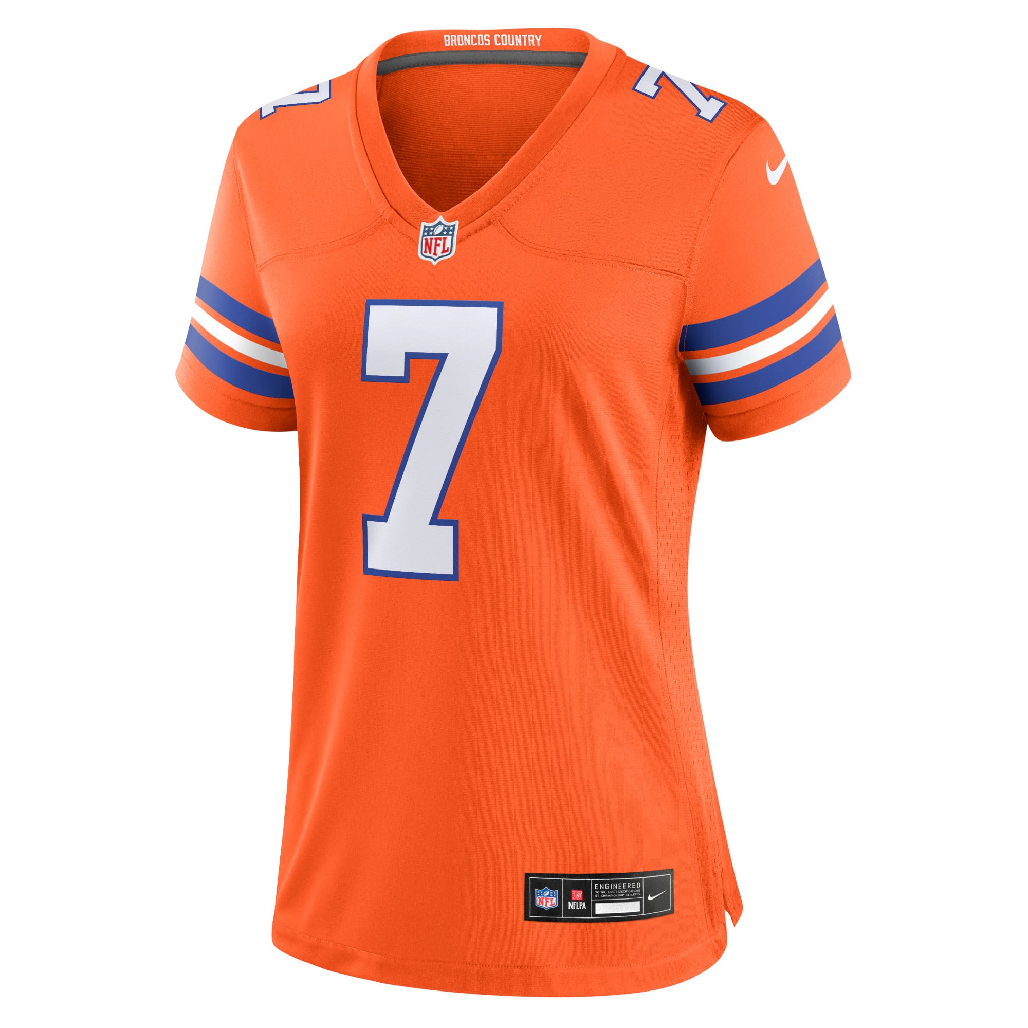 John Elway Denver Broncos Game Jersey Orange NFL Football Fan Wear