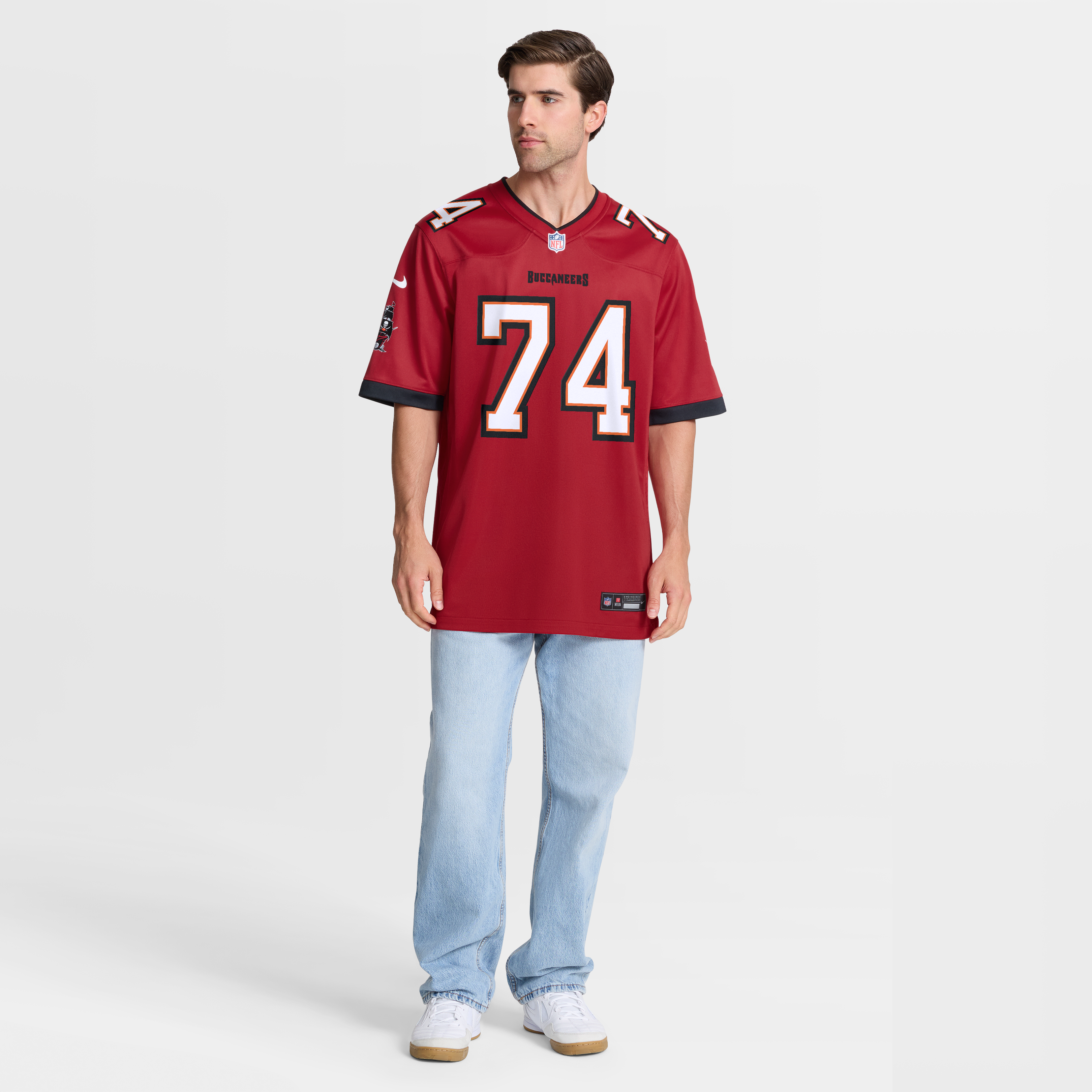 Marshall Foerner Tampa Bay Buccaneers Game Jersey Red NFL Football Fan Wear Marshall Foerner