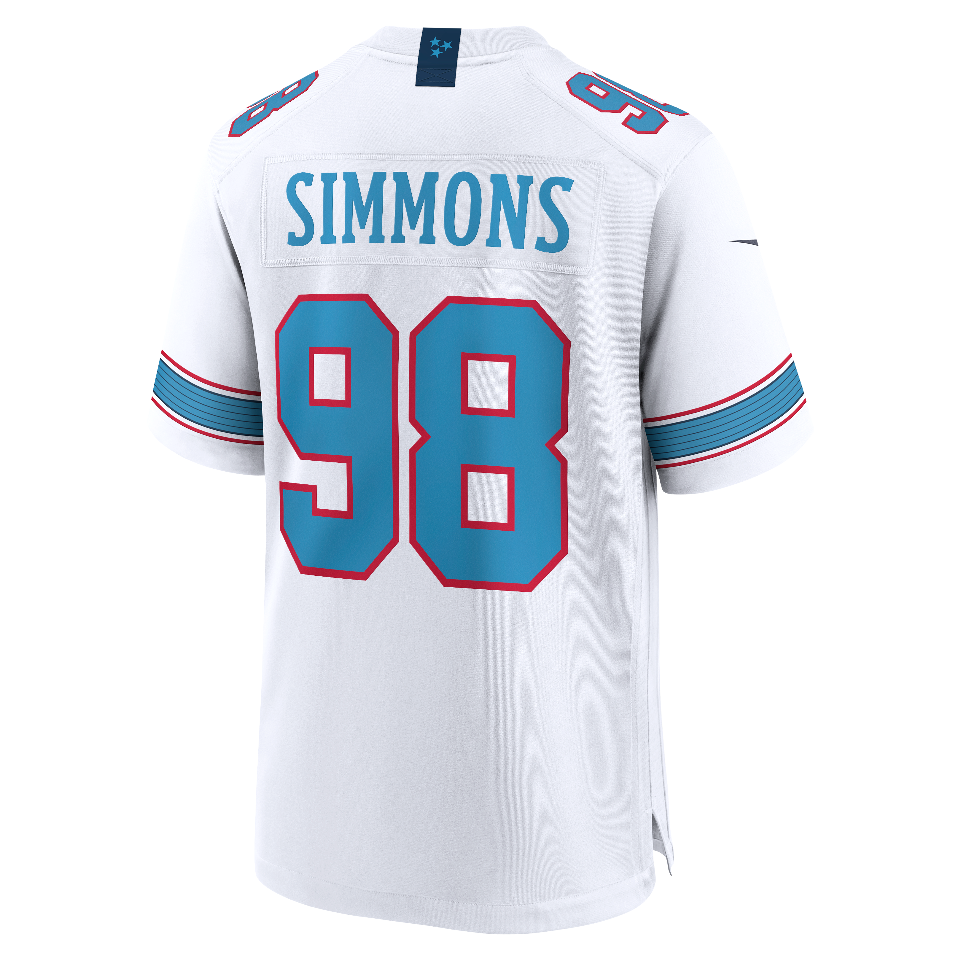 Jeffery Simmons Tennessee Titans Game Jersey White NFL Football Fan Wear