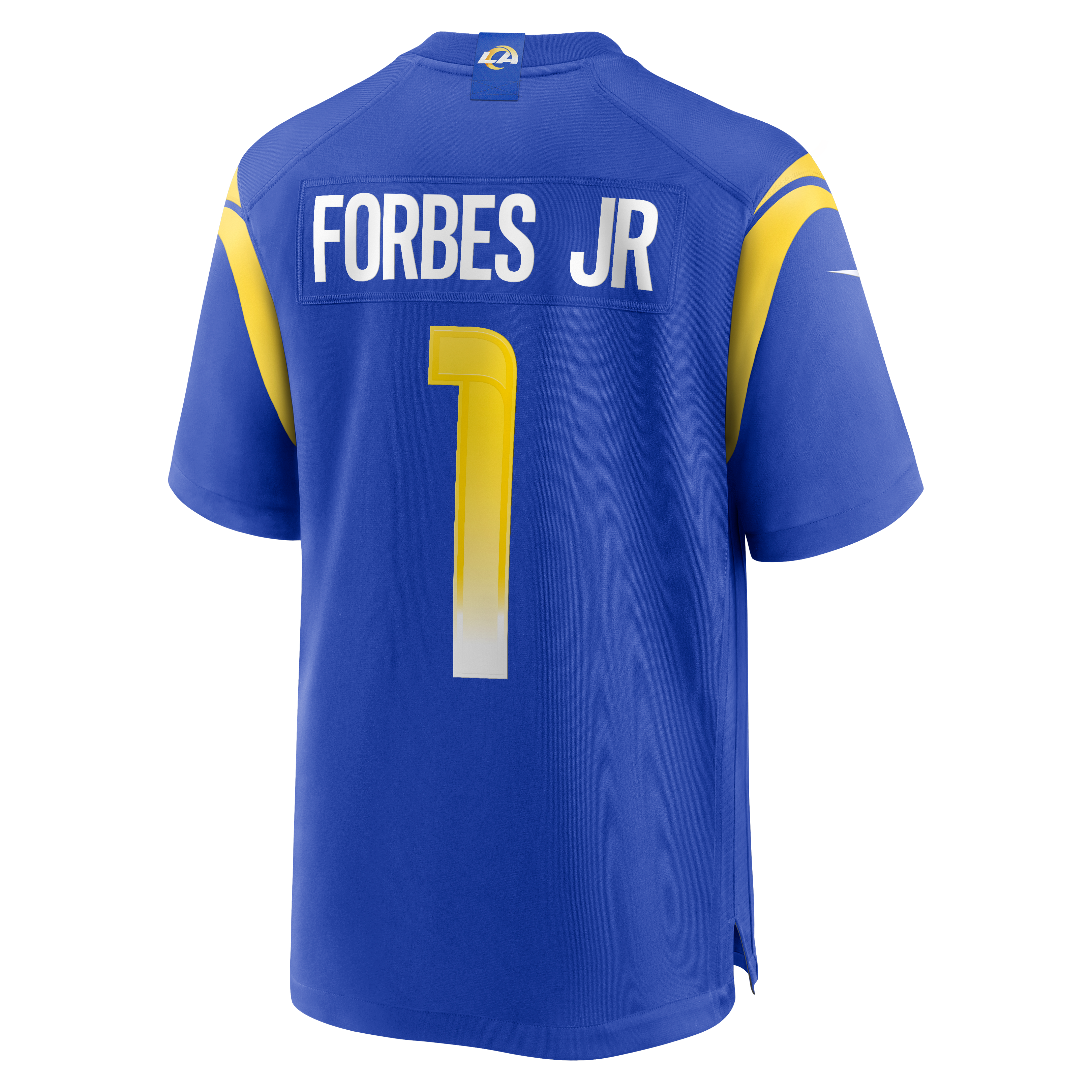Emmanuel Forbes Jr Los Angeles Rams Game Jersey Royal NFL Football Fan Wear