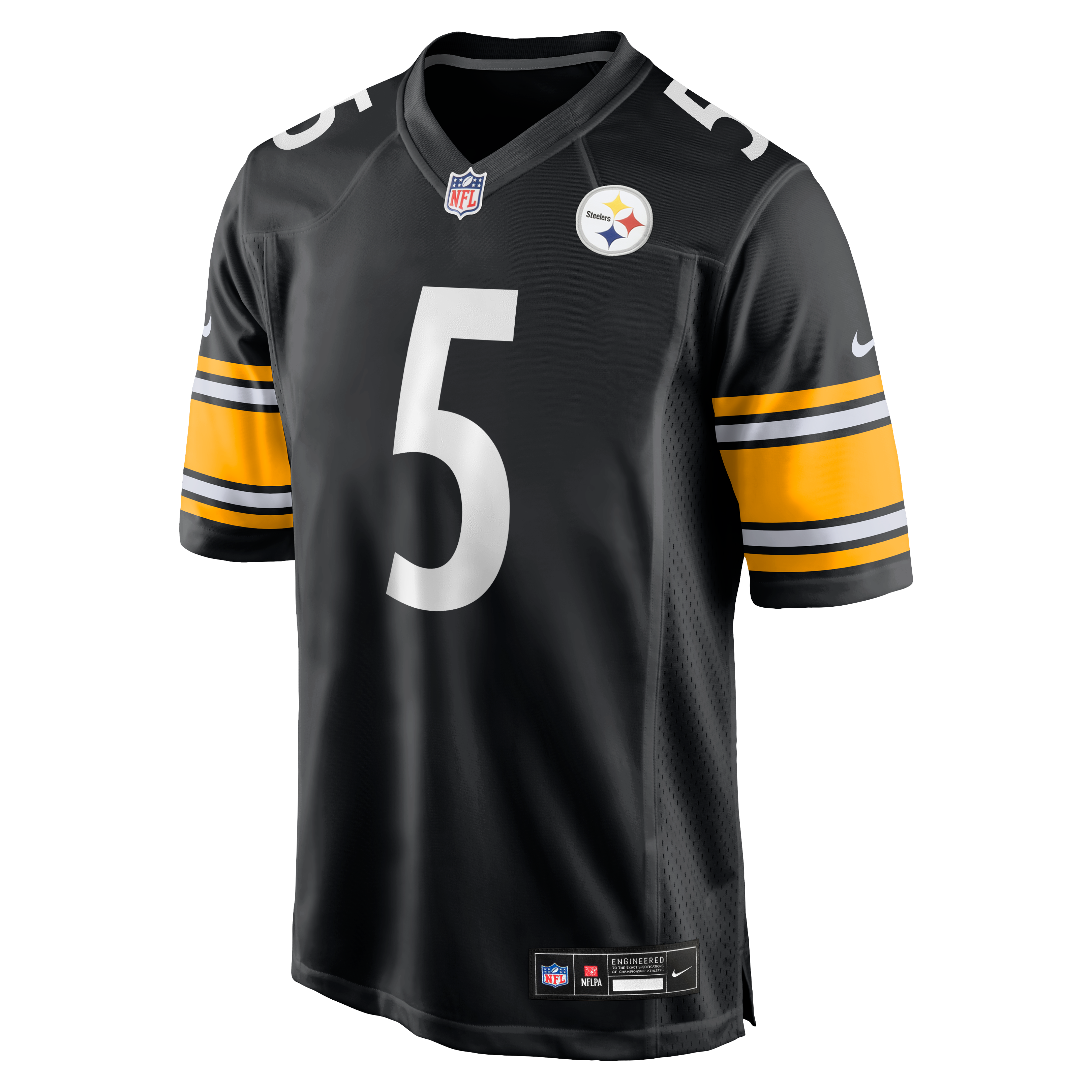 Cameron Johnston Pittsburgh Steelers Game Jersey Black NFL Football Fan Wear Cameron Johnston
