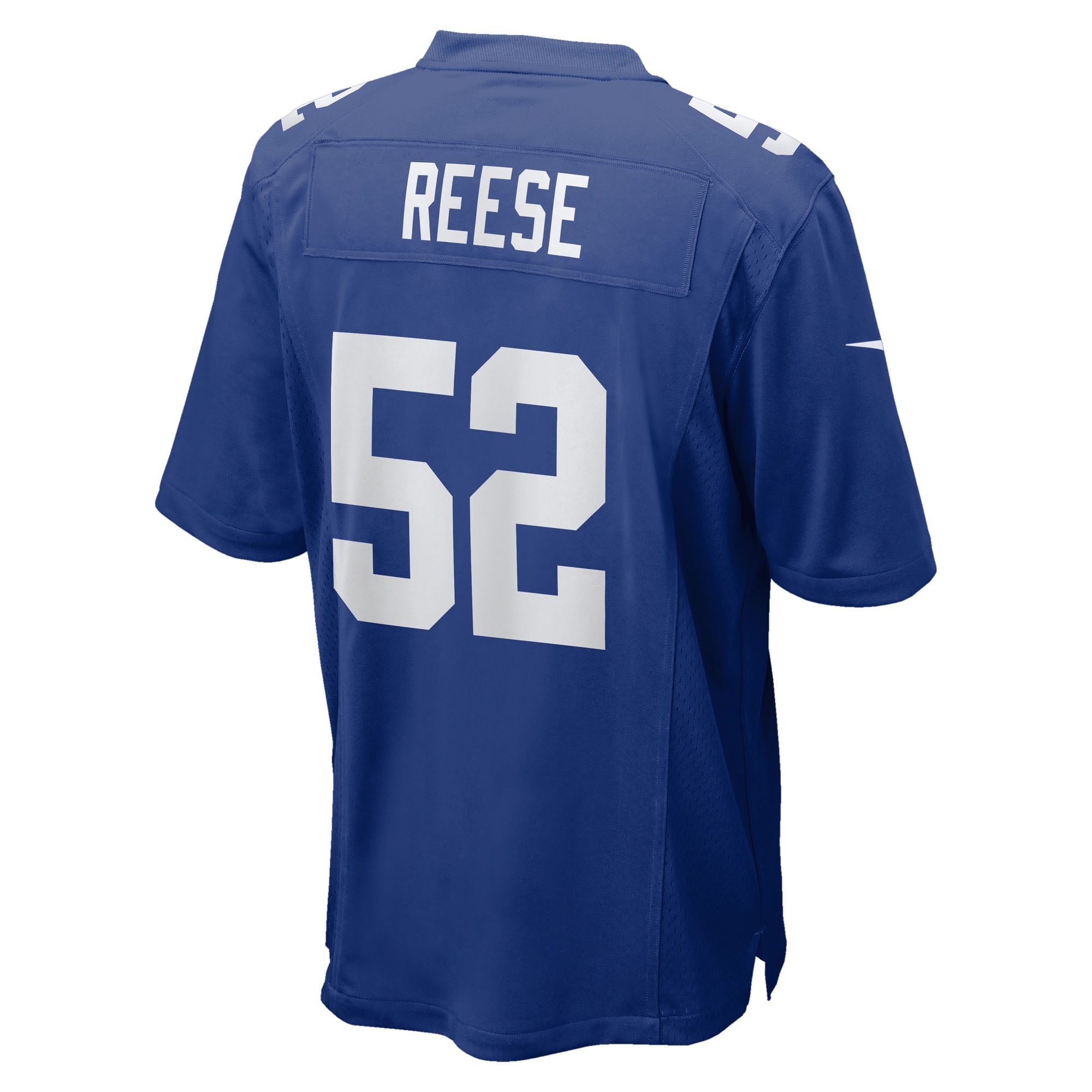 Arvell Reese New York Giants Game Jersey Royal NFL Football Fan Wear