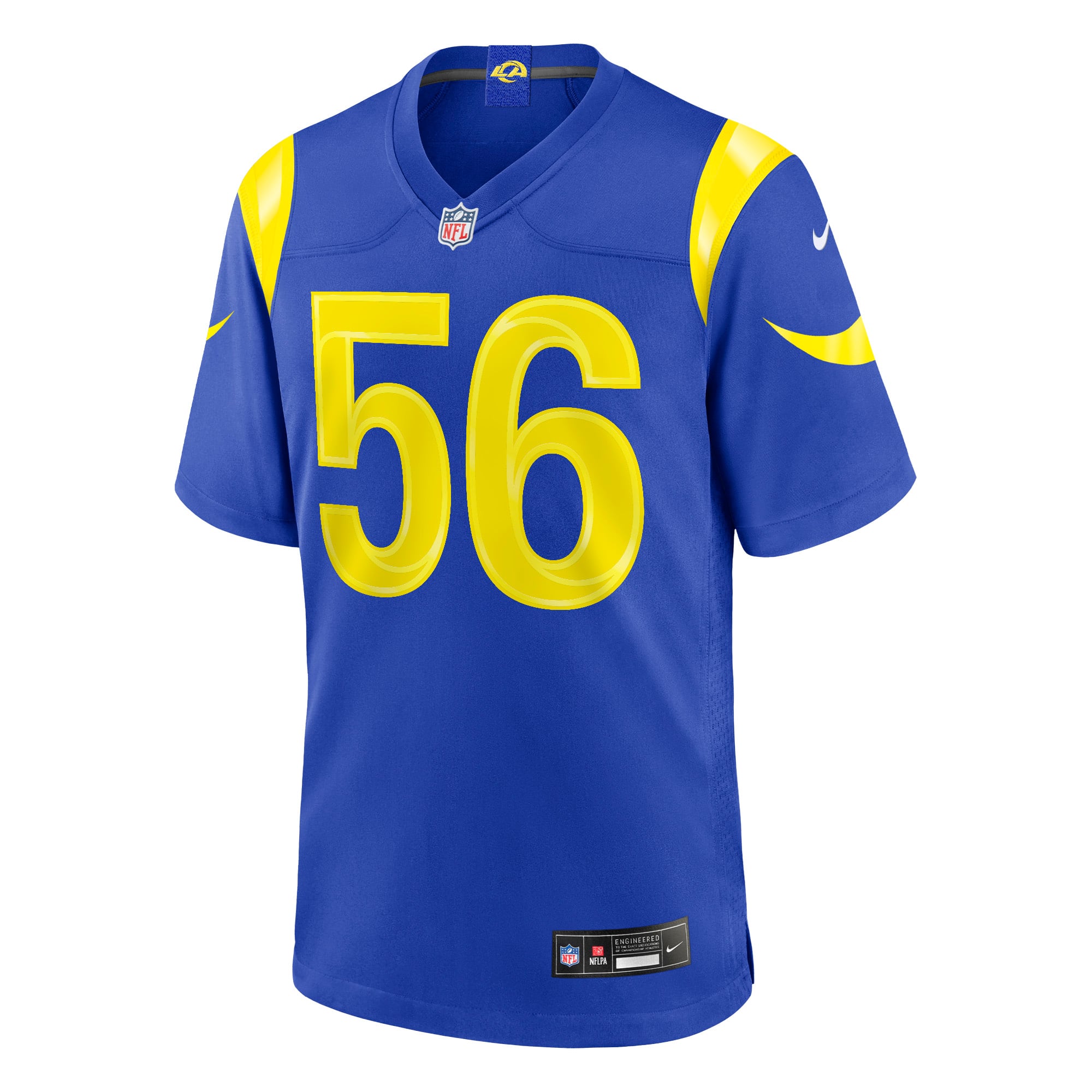 Shaun Dolac Los Angeles Rams Game Jersey Royal NFL Football Fan Wear