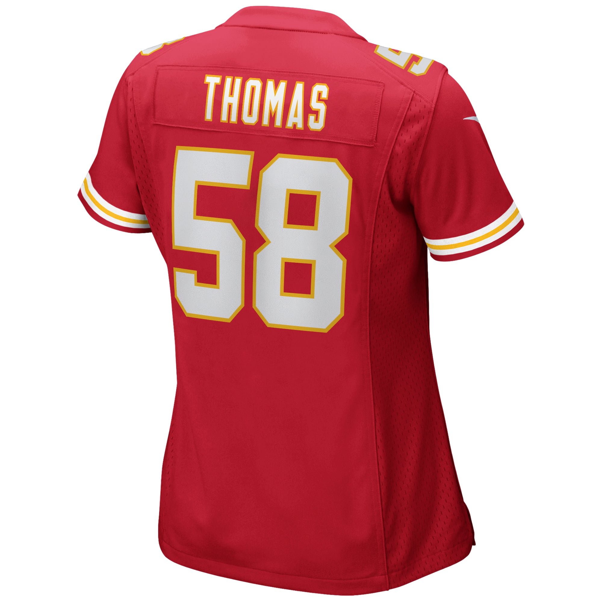 Split Derrick Thomas Kansas City Chiefs Replica Jersey Red NFL Football Fan Wear Split Derrick Thomas