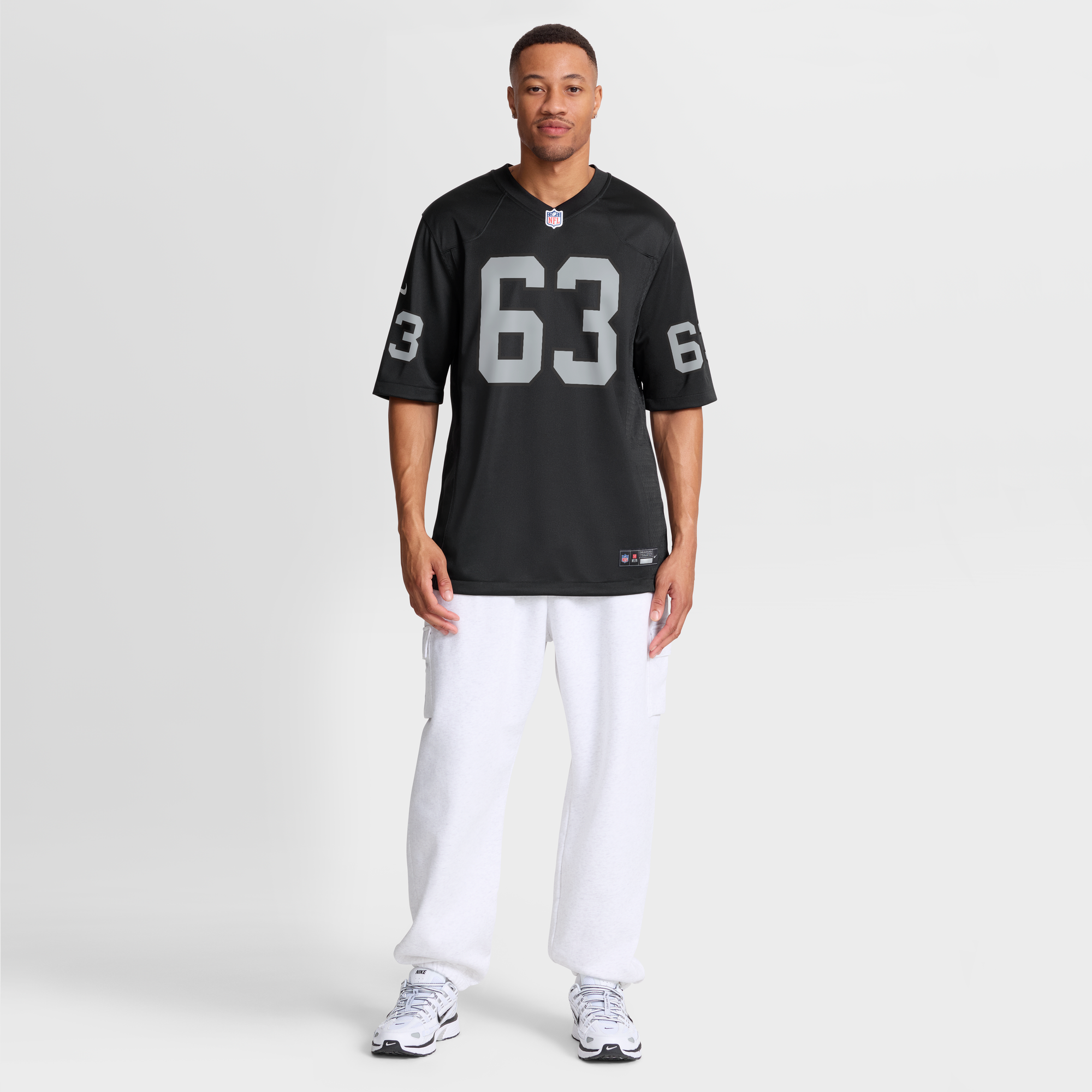 Gene Upshaw Retired Las Vegas Raiders Player Jersey Black NFL Football Fan Wear