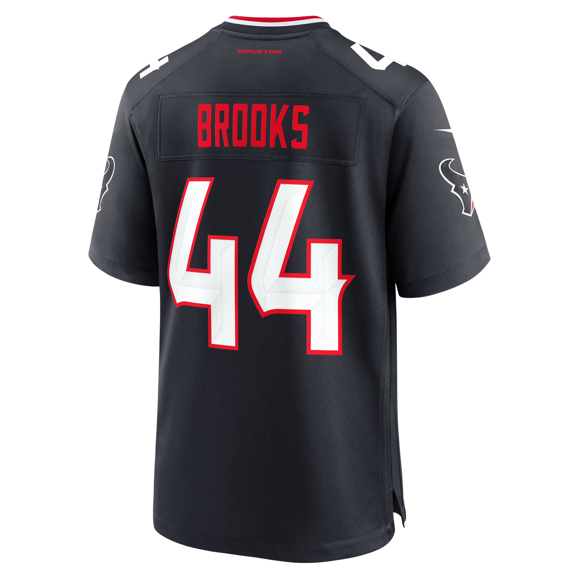British Brooks Houston Texans Game Jersey Navy NFL Football Fan Wear