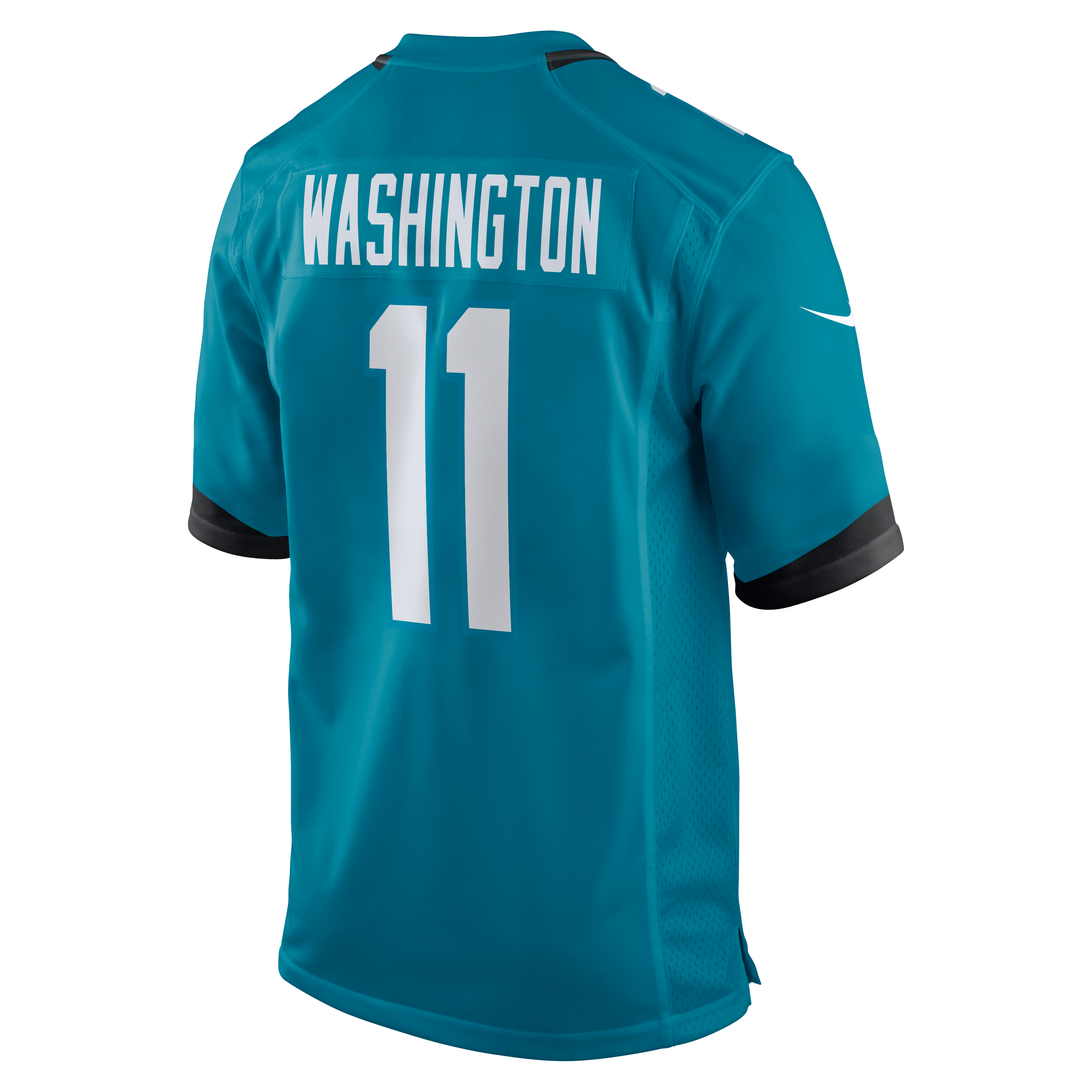 Parker Washington Jacksonville Jaguars Game Jersey Teal NFL Football Fan Wear
