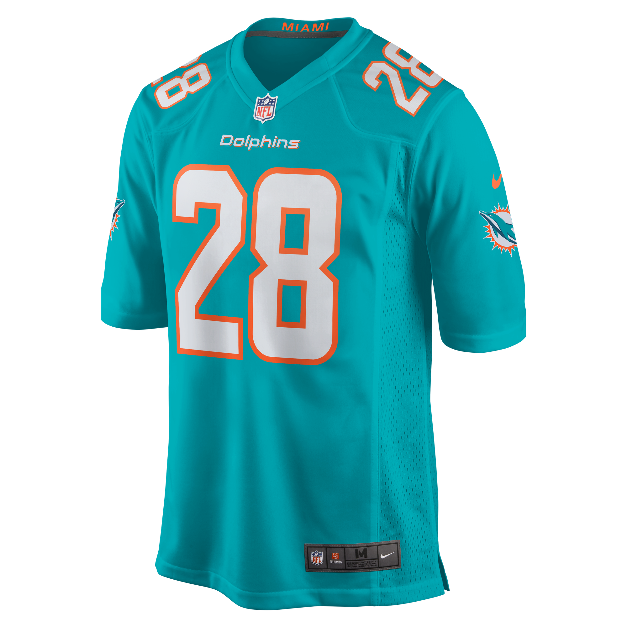 Devon Achane Miami Dolphins Game Jersey Aqua NFL Football Fan Wear