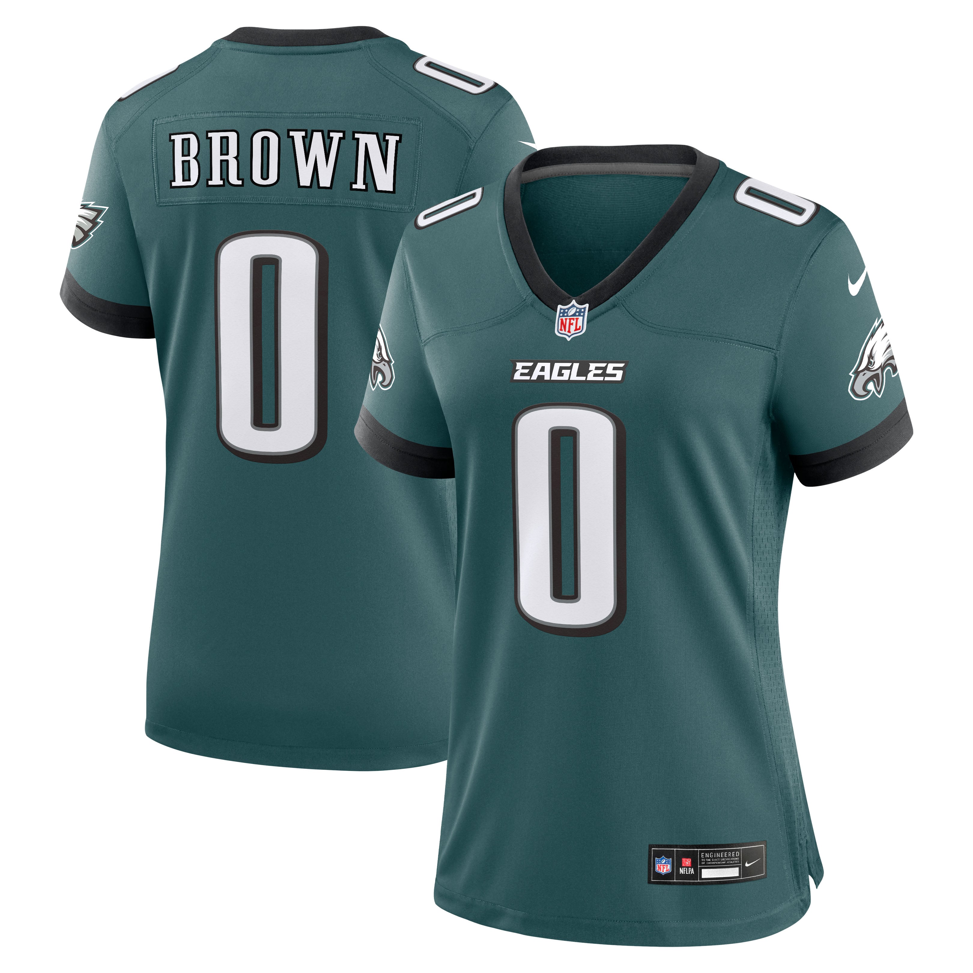 Marquise Brown Philadelphia Eagles Game Jersey Brown NFL Football Fan Wear Marquise Brown